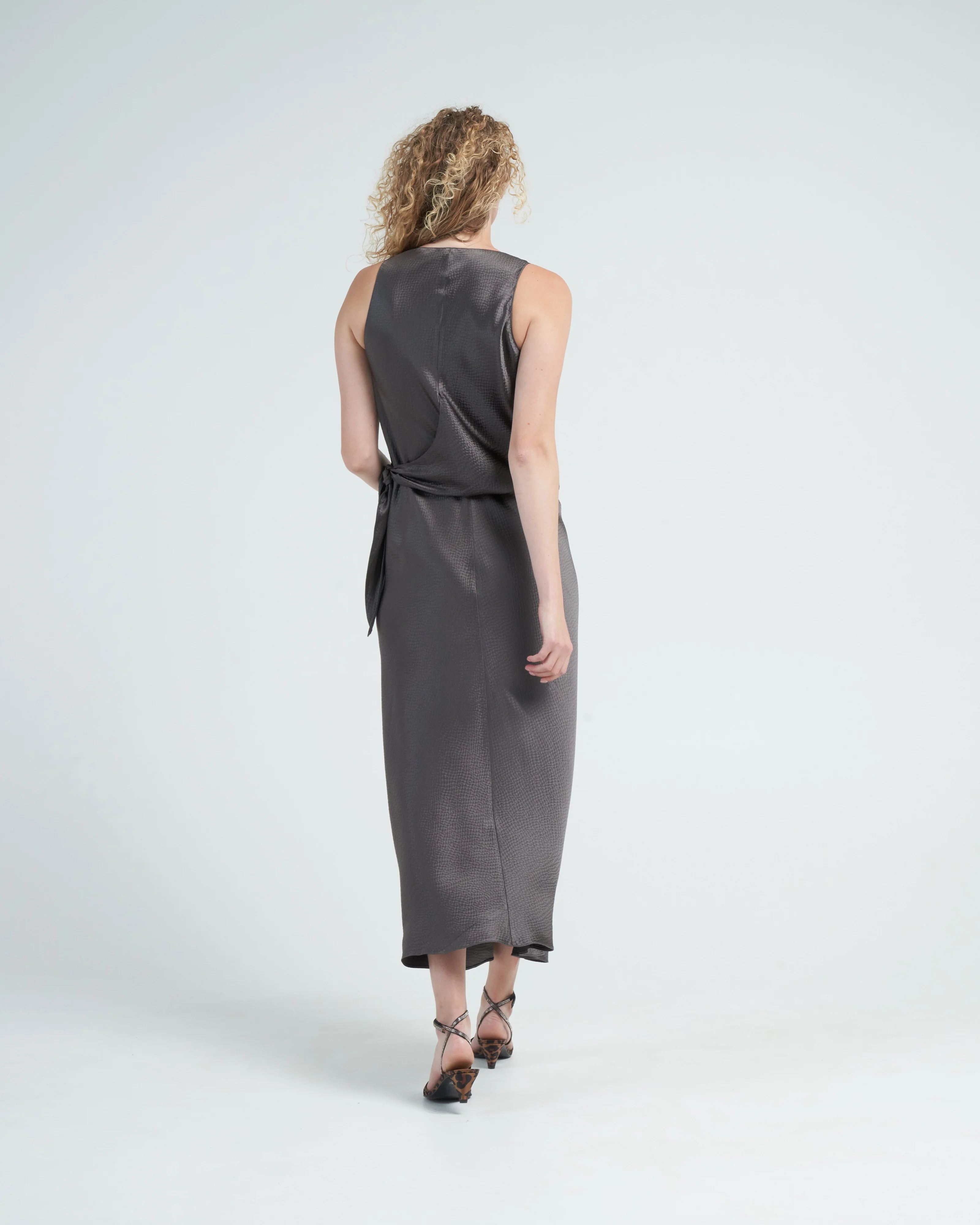 sketch dress - charcoal - Image 4
