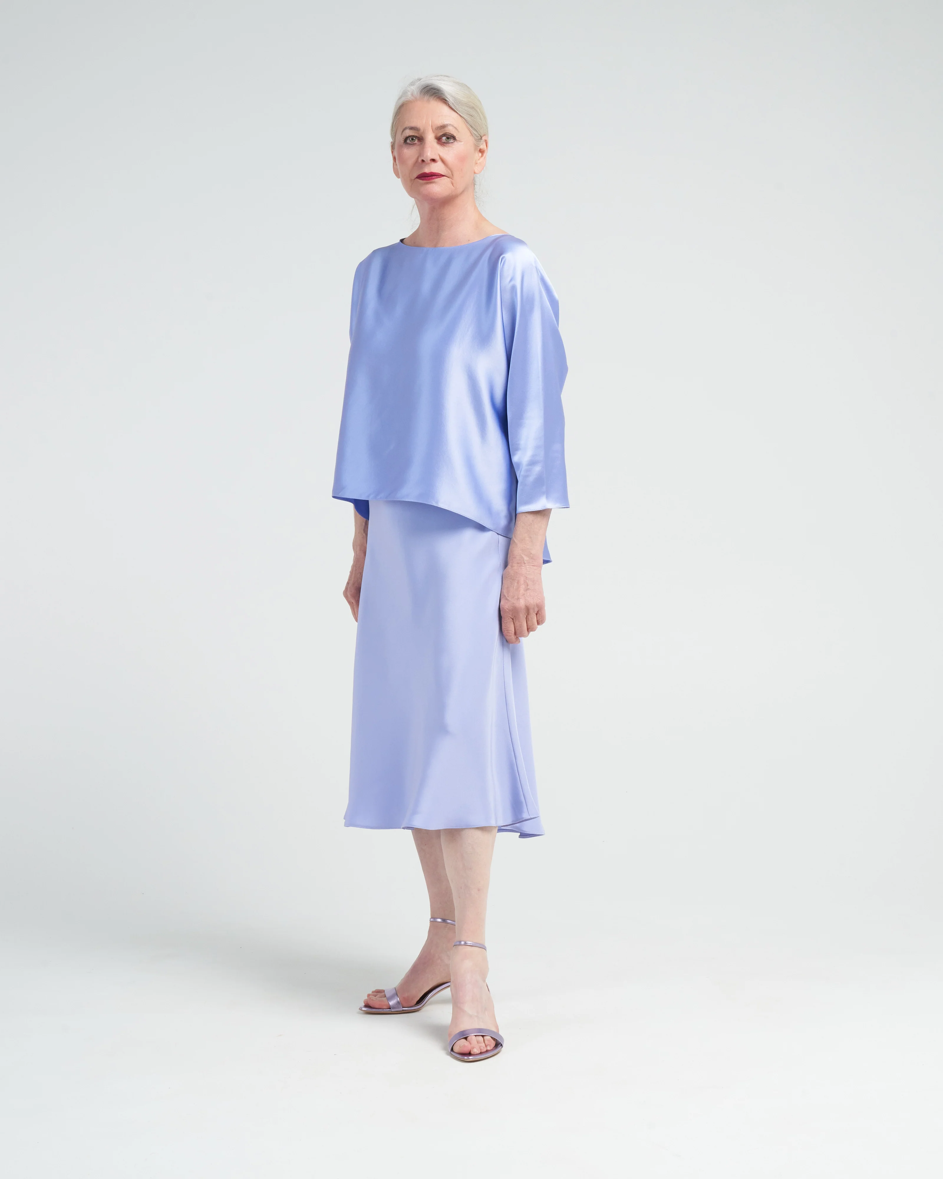 sleeve sway top - iris - Image 2