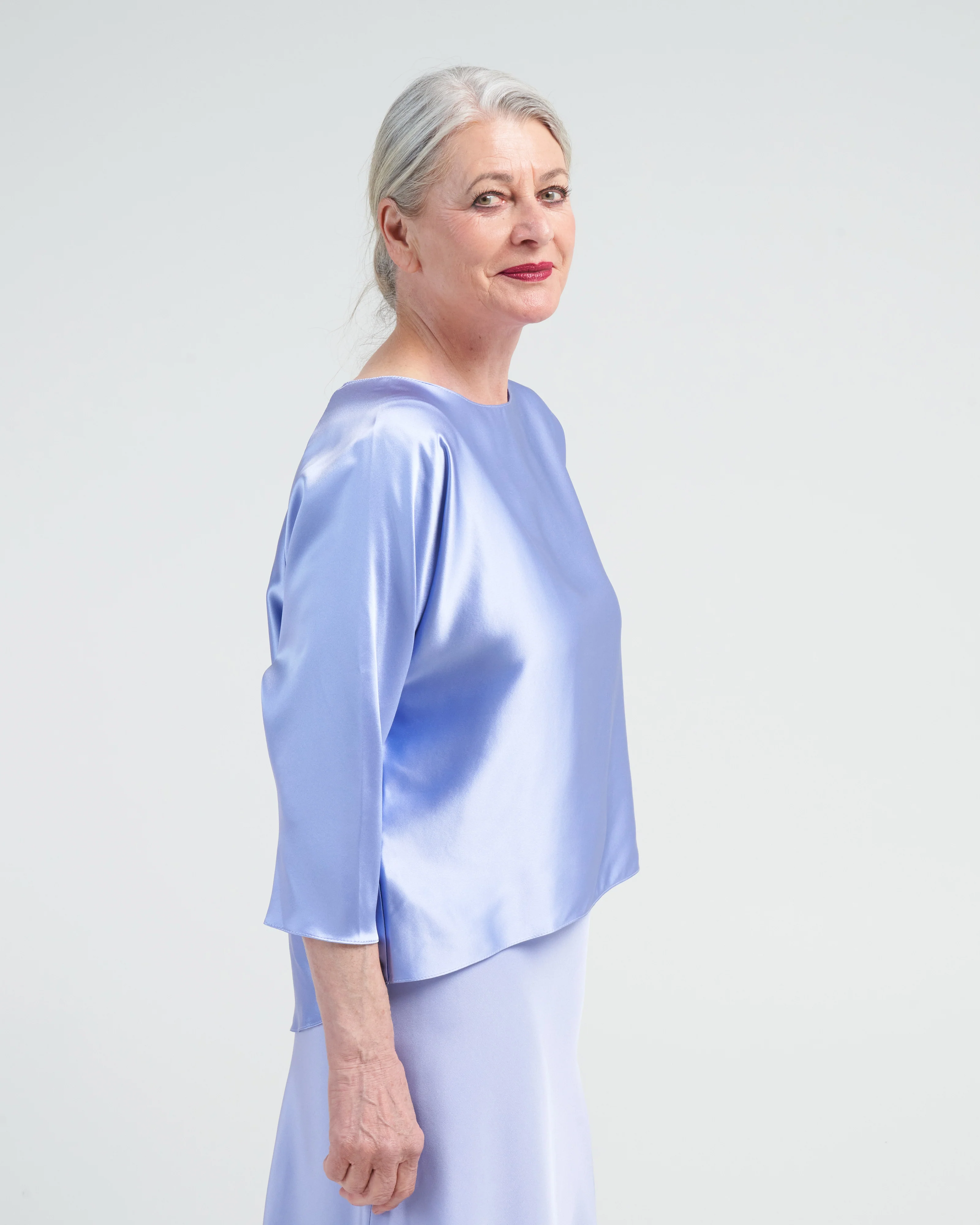 sleeve sway top - iris - Image 3