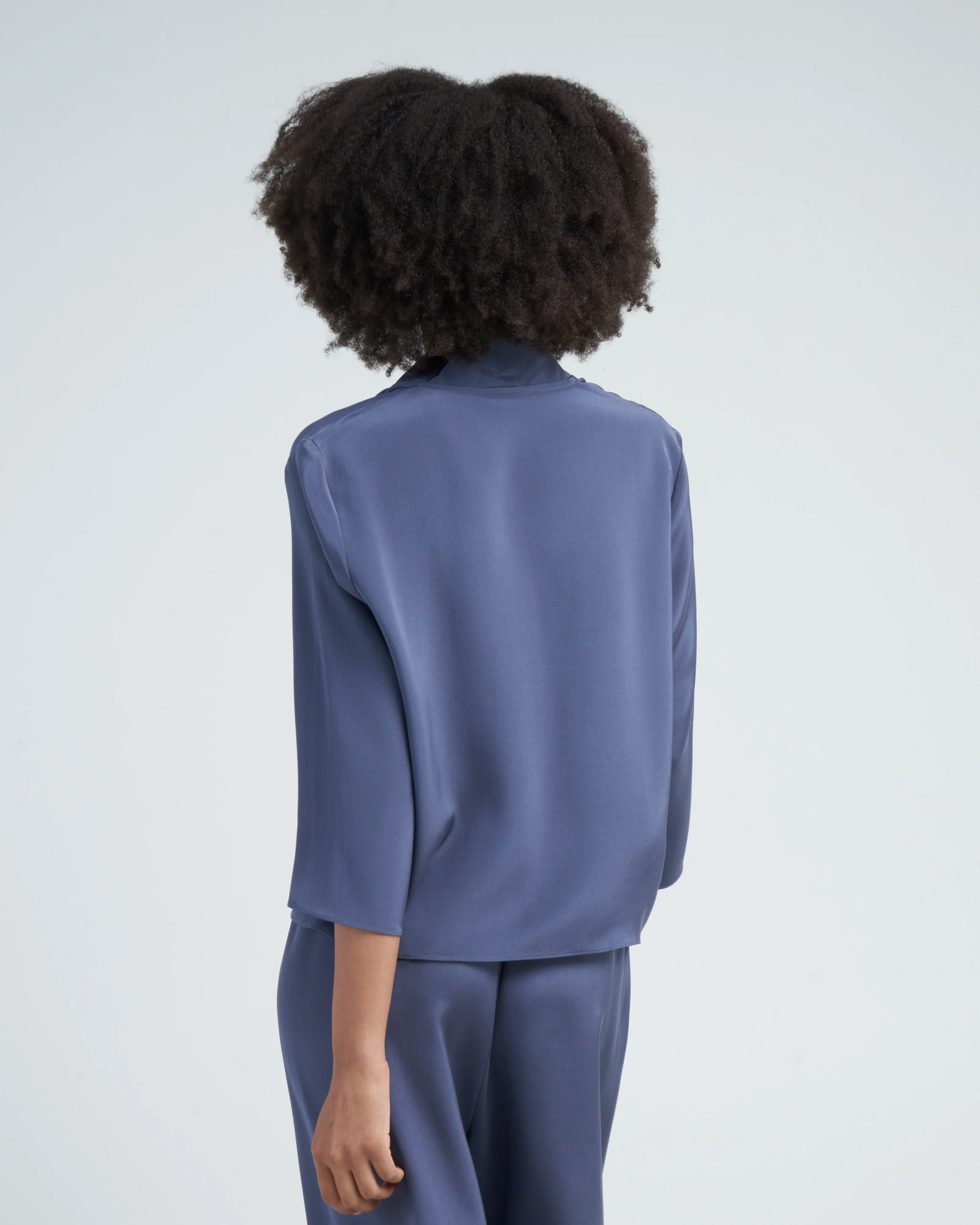 square front frolic top - denim - Image 4