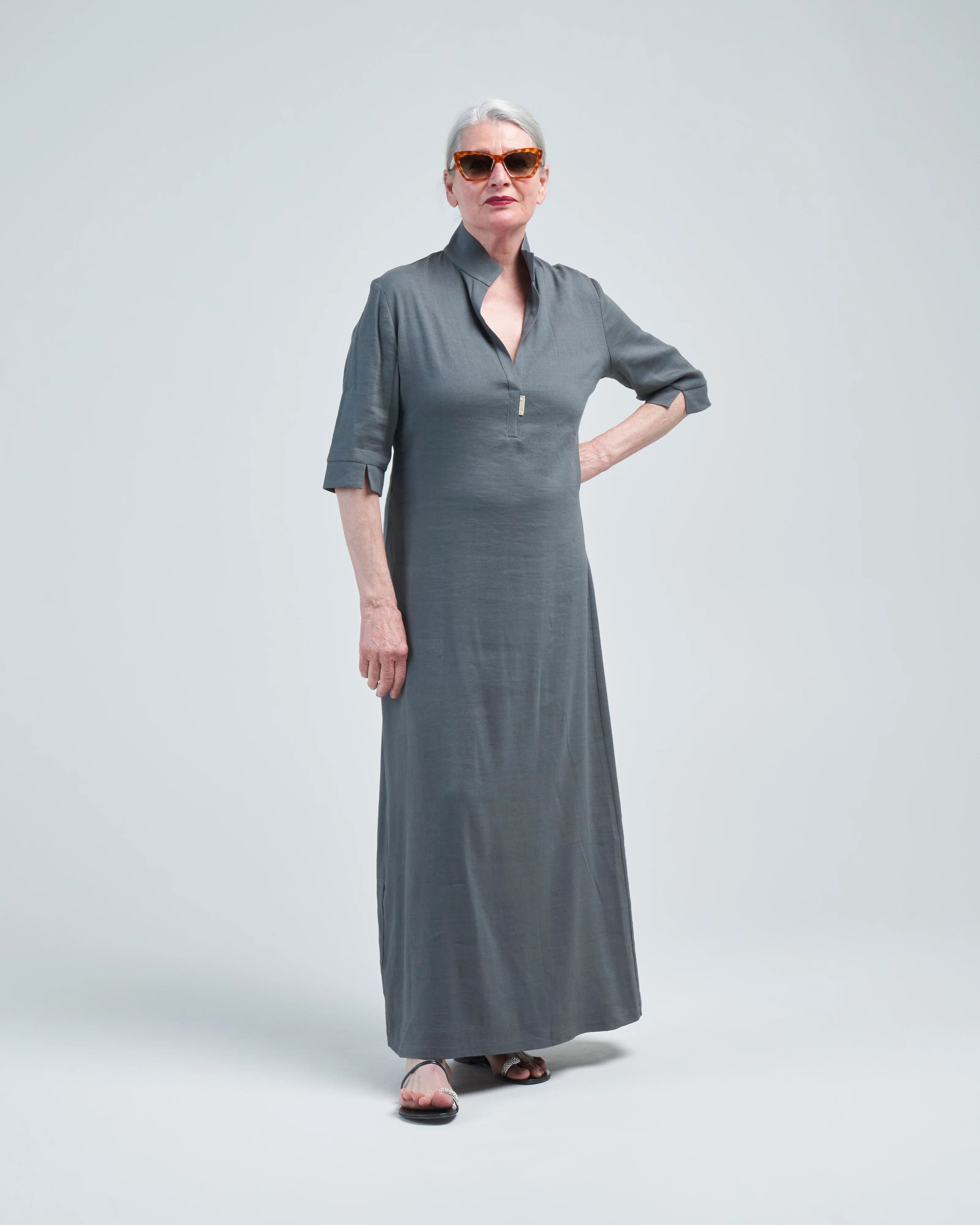 stretch linen casa dress - Image 3