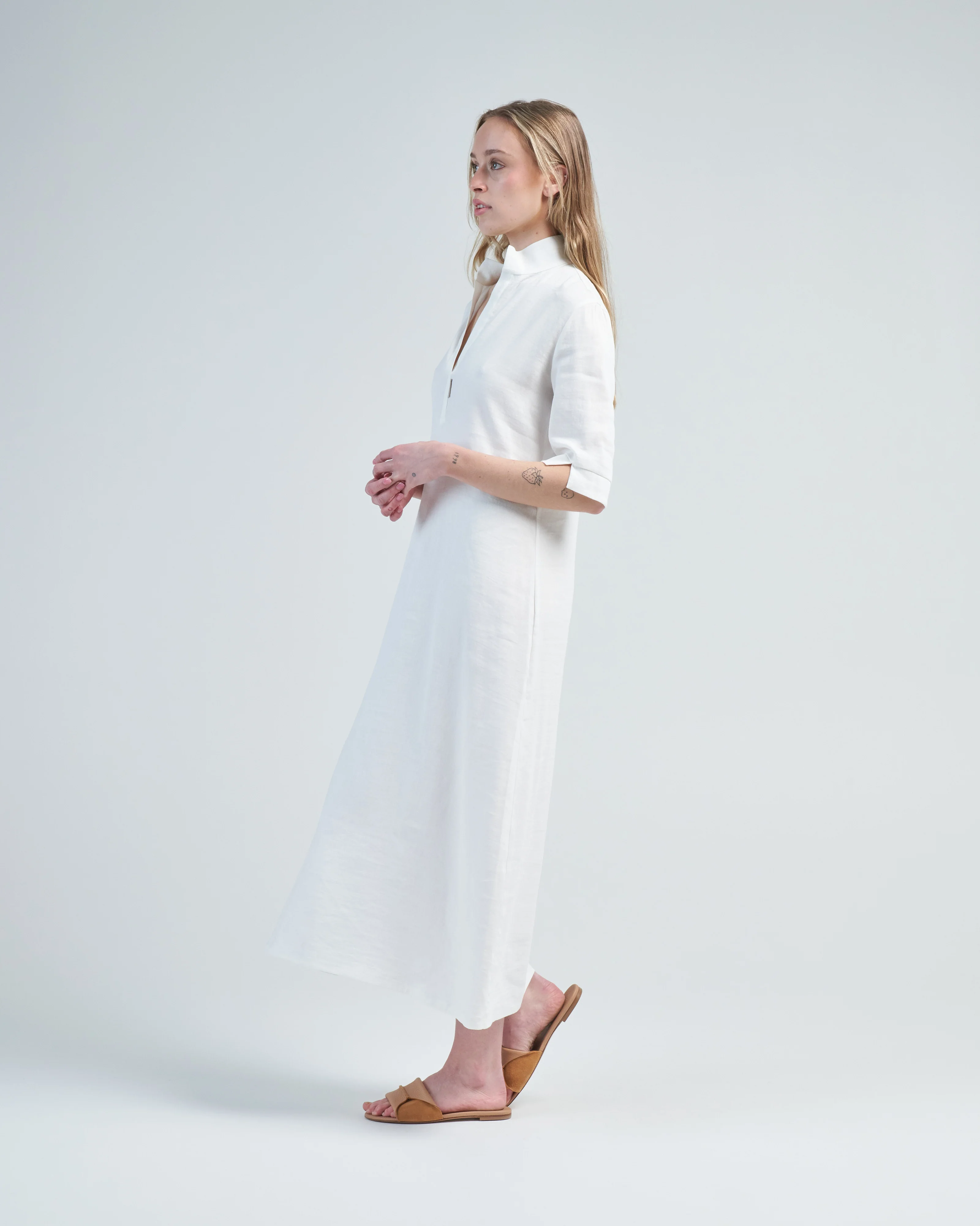 stretch linen casa dress - Image 3