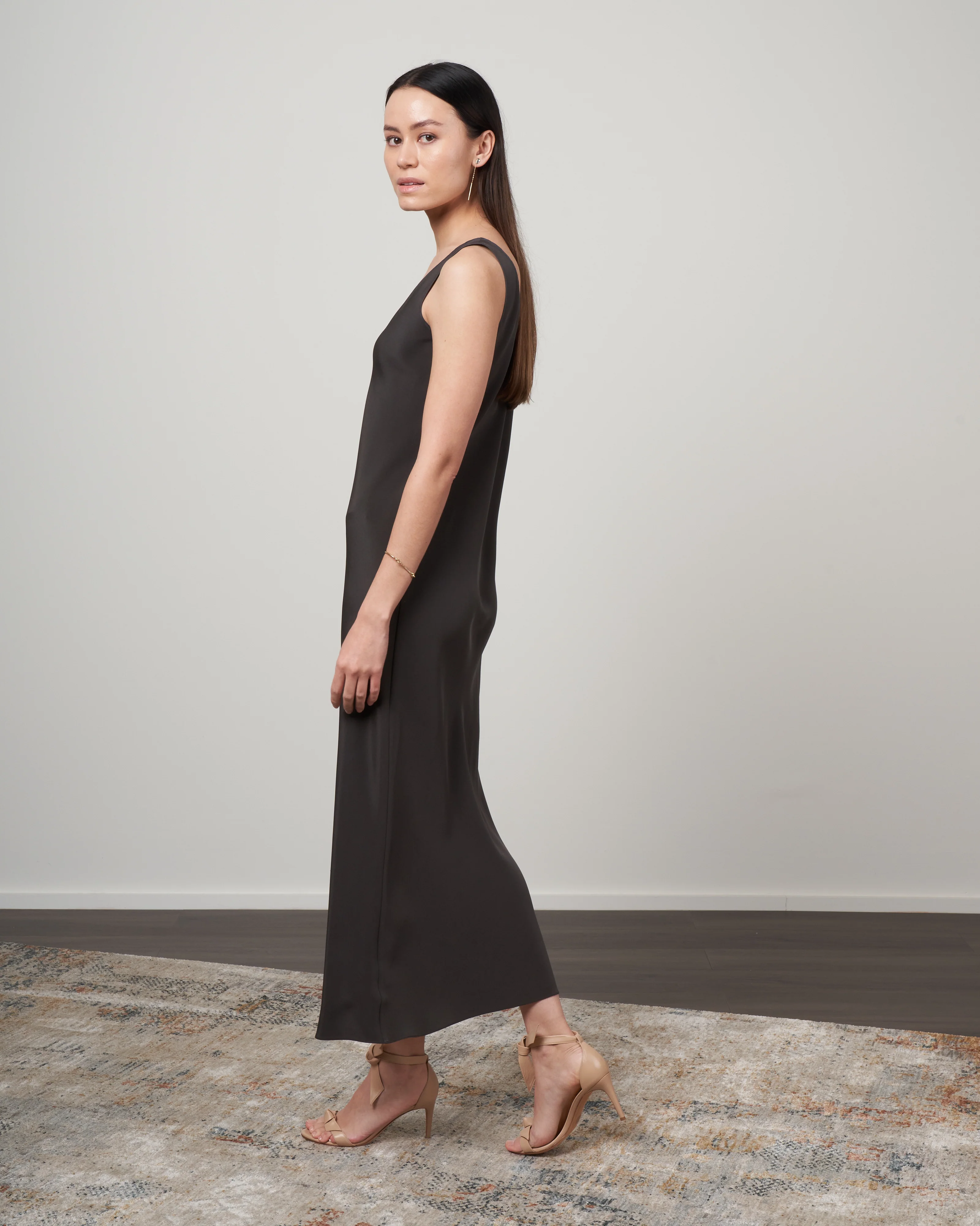 tea length low back dress - ore - Image 2
