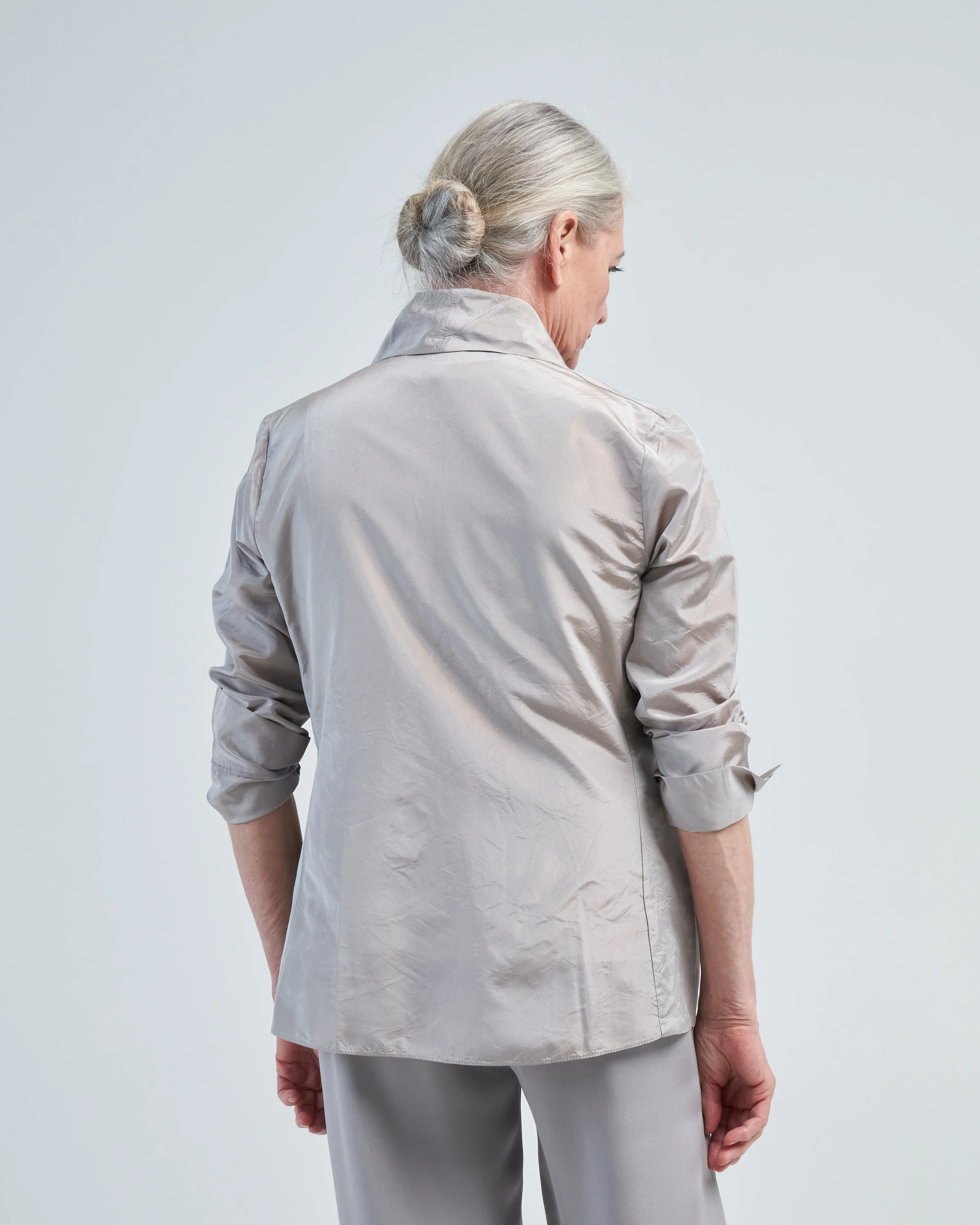 washed taffeta cove jacket - Image 4