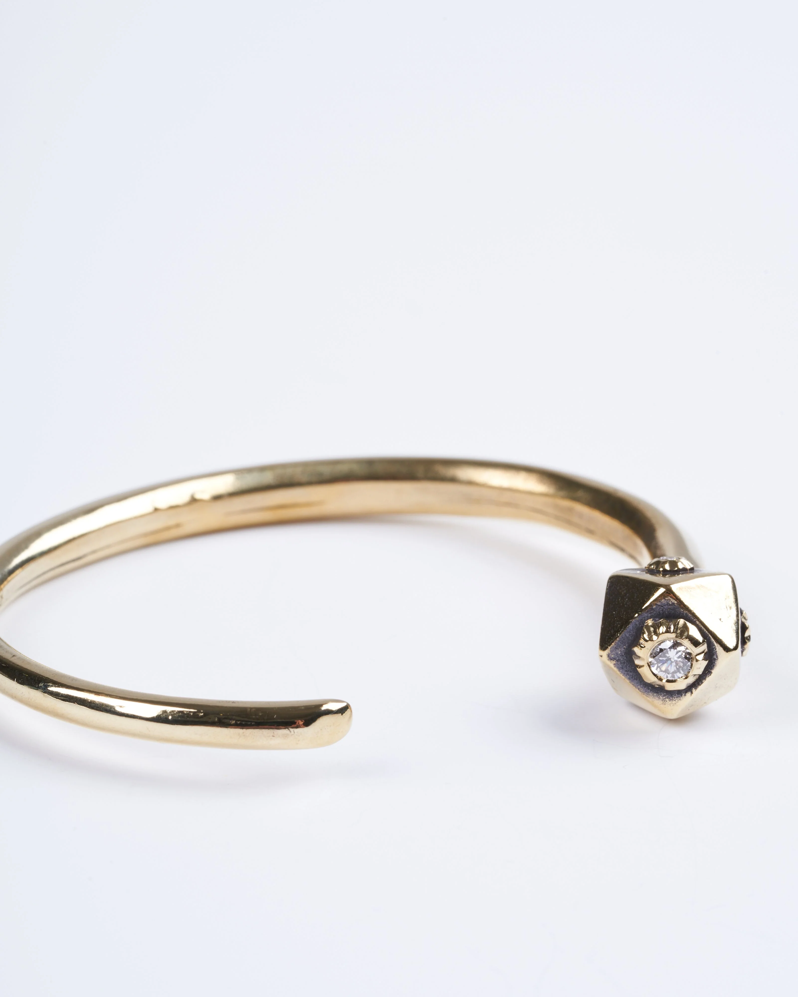 large snakehead cuff - bronze - Image 3