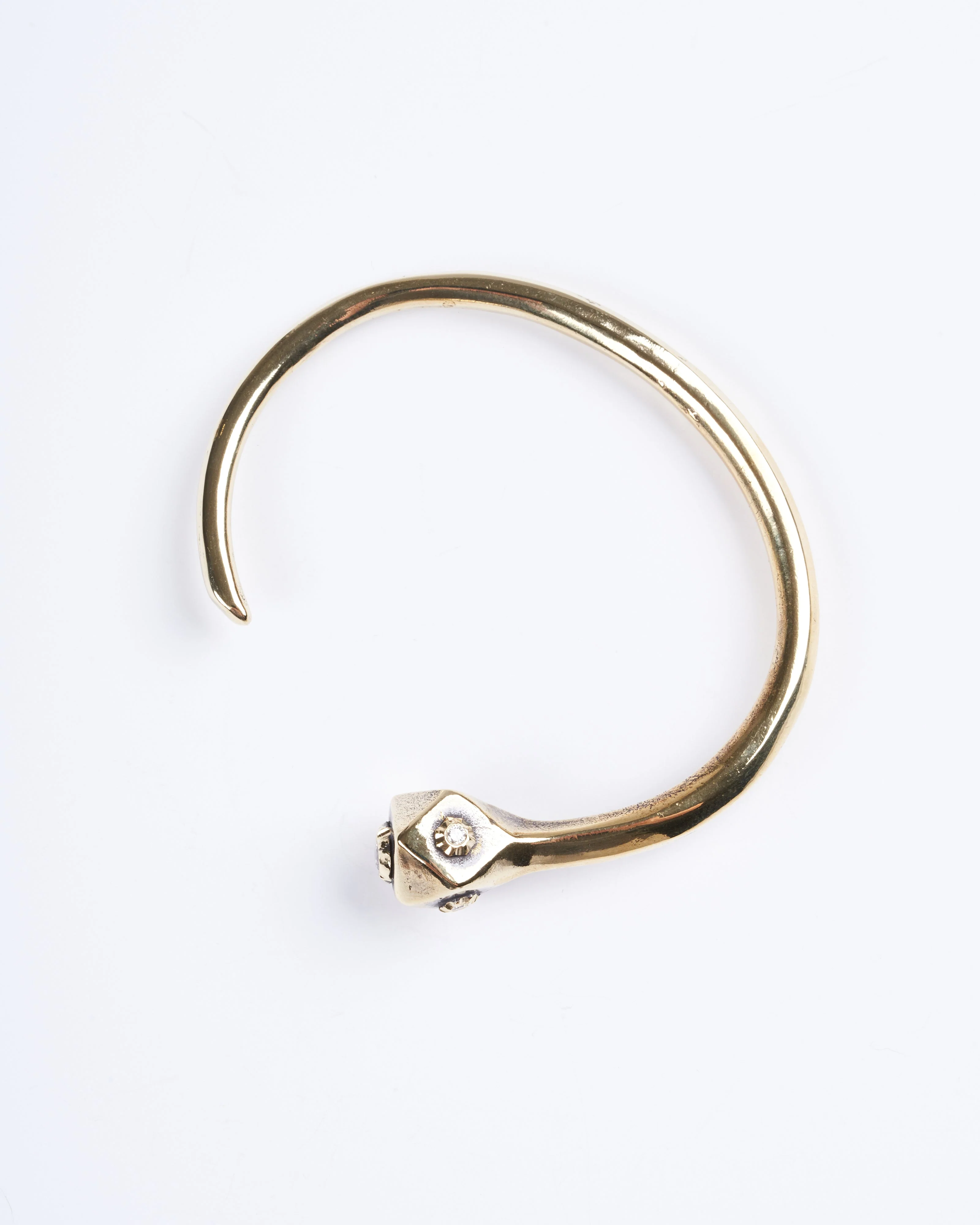 large snakehead cuff - bronze - Image 5
