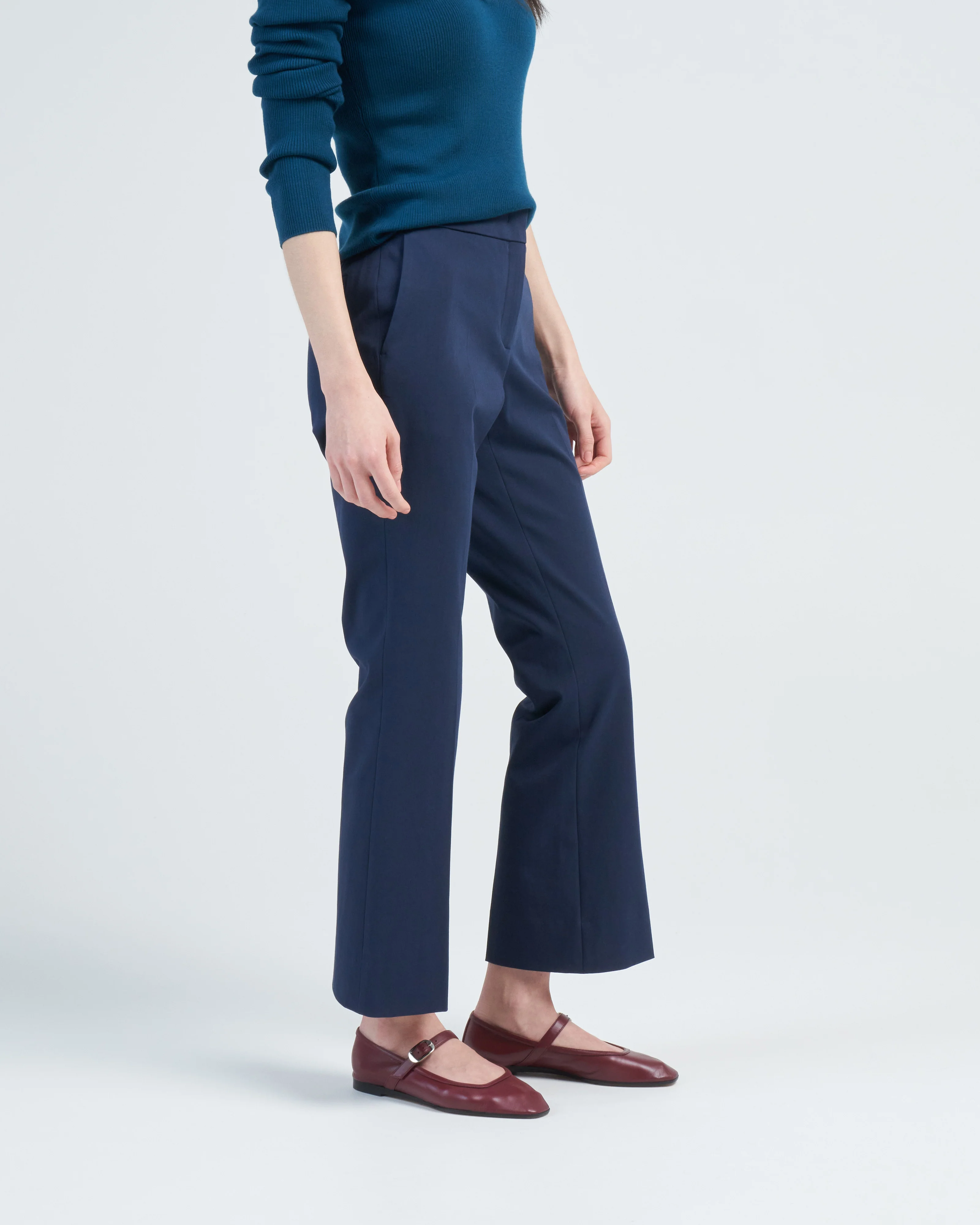 zip front kick flare pant - Image 3