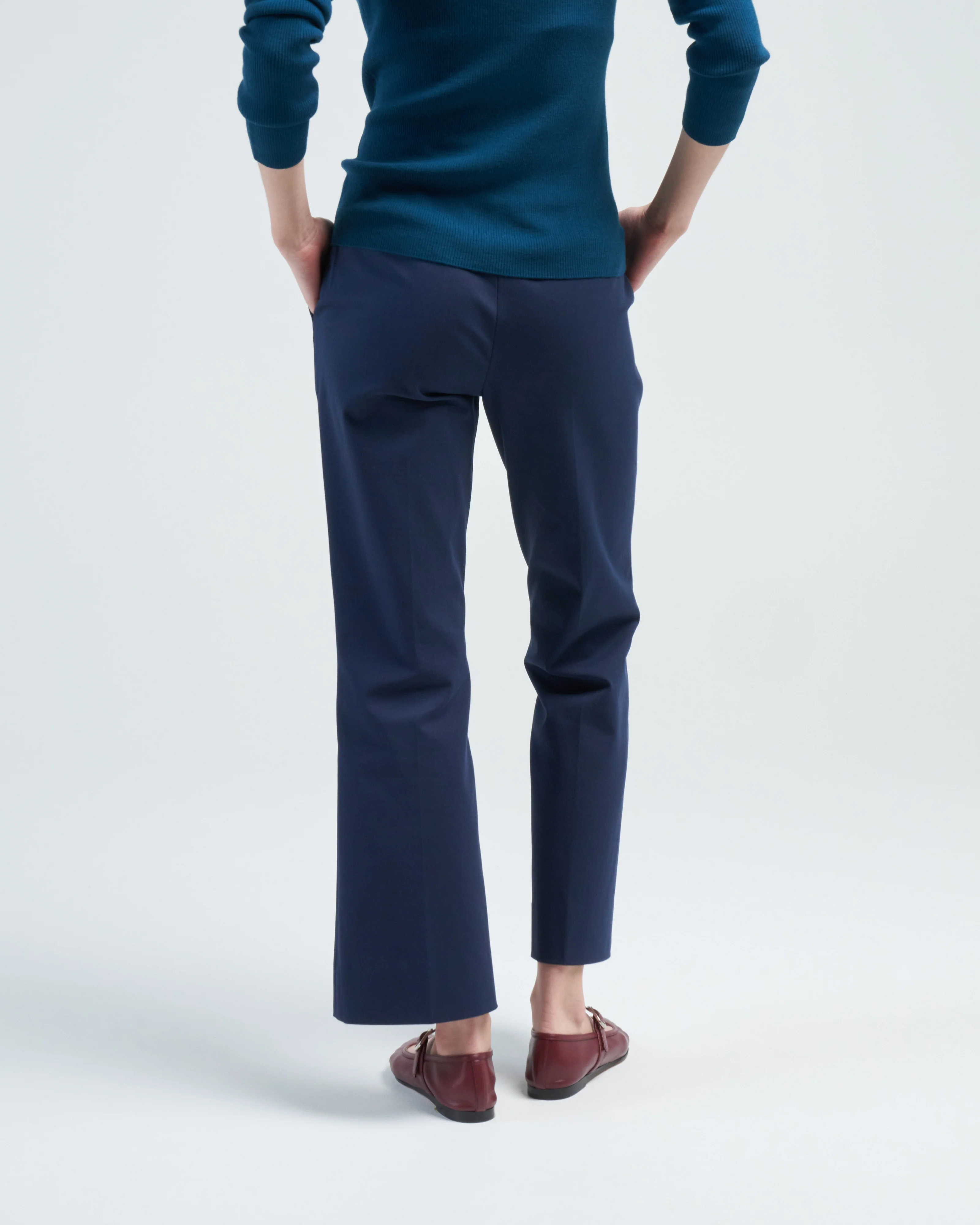 zip front kick flare pant - Image 4