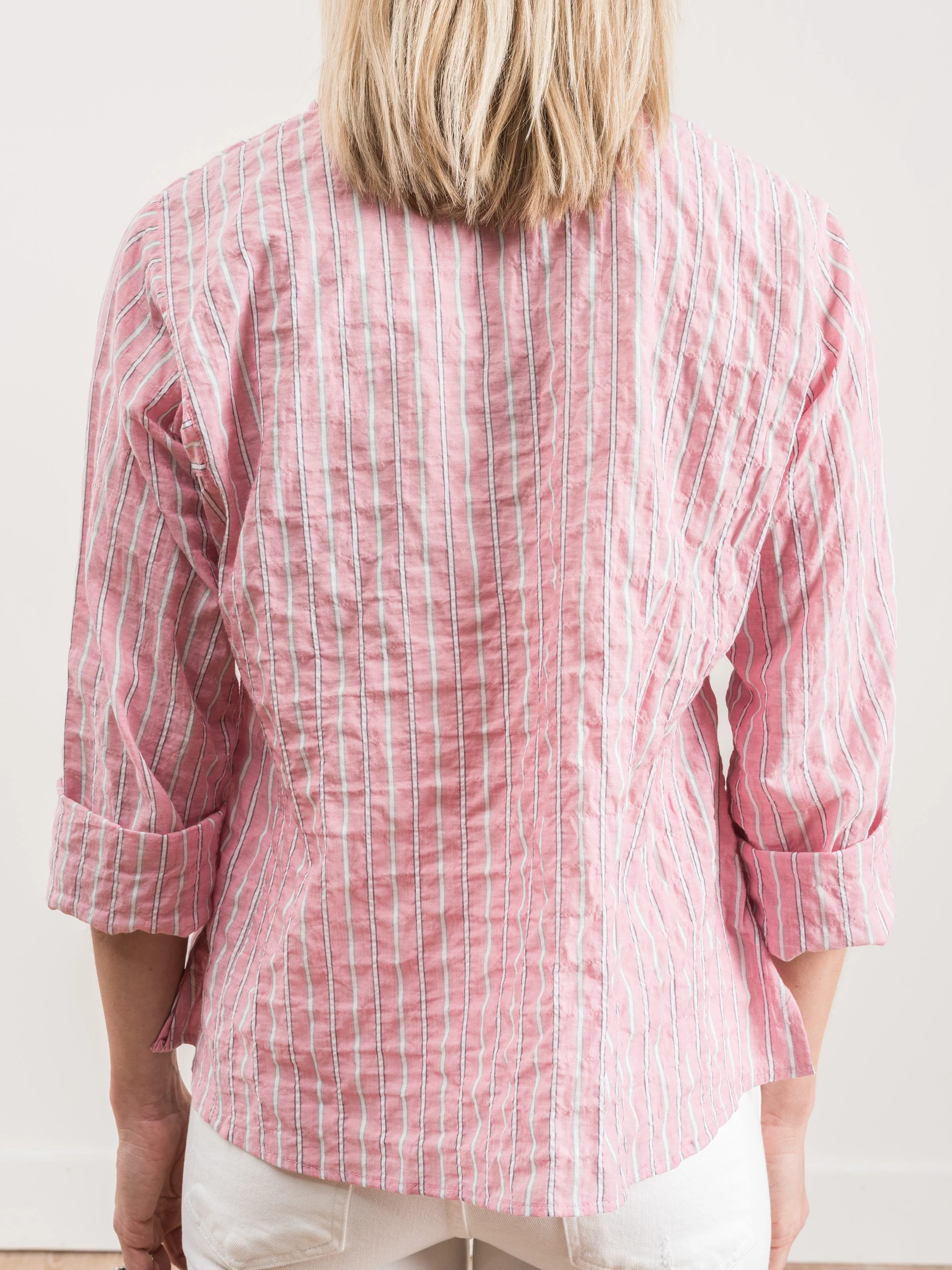 001W shirt - pink stripe - Image 5