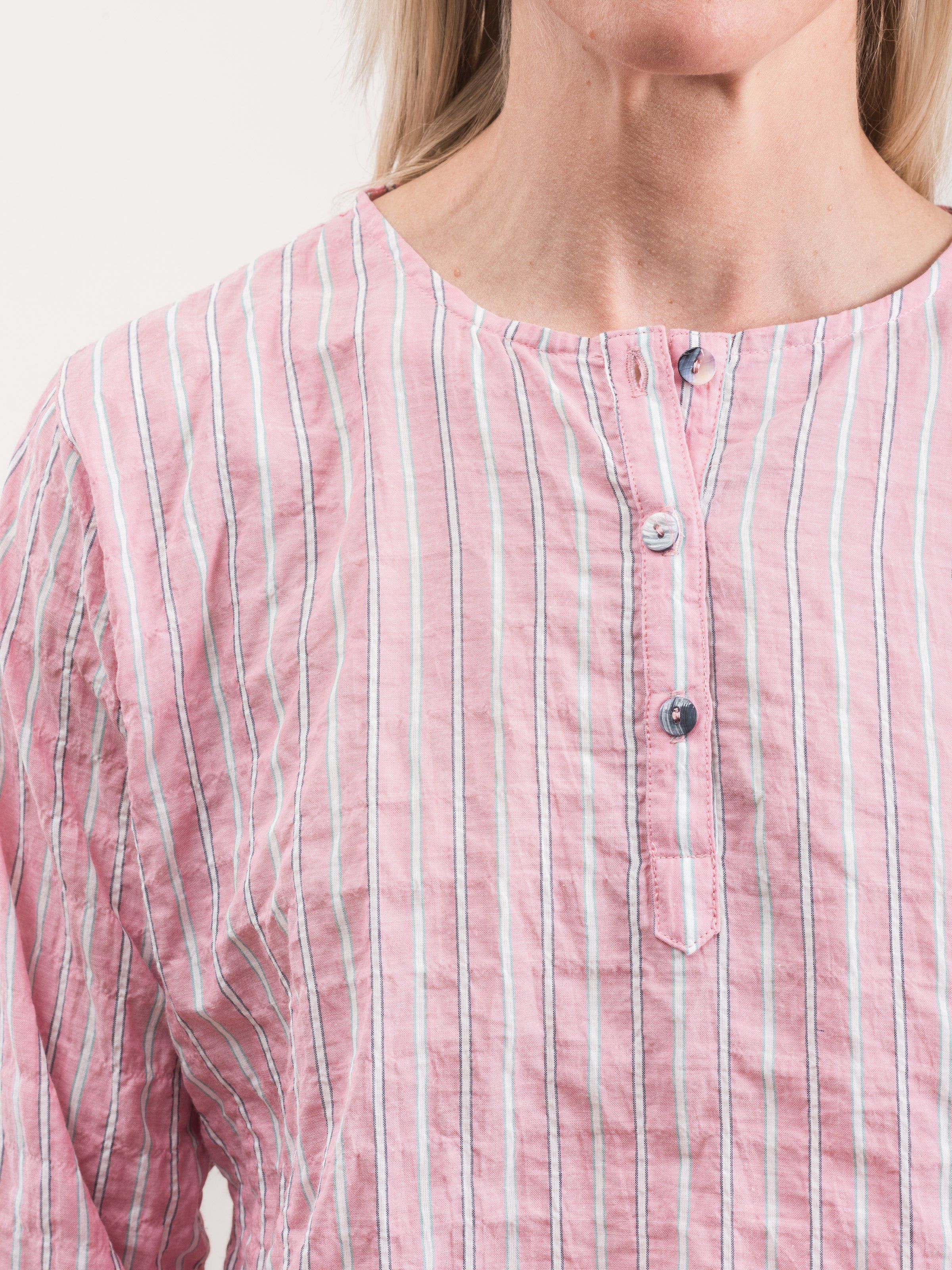 001W shirt - pink stripe - Image 6