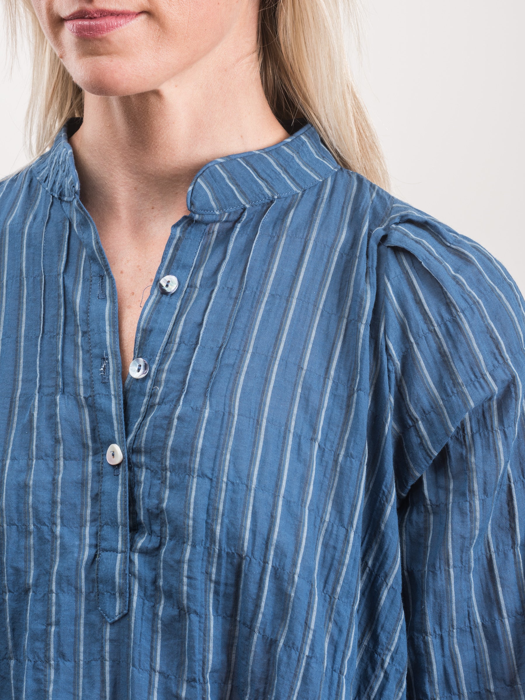 atlin dress - indigo multi - Image 5