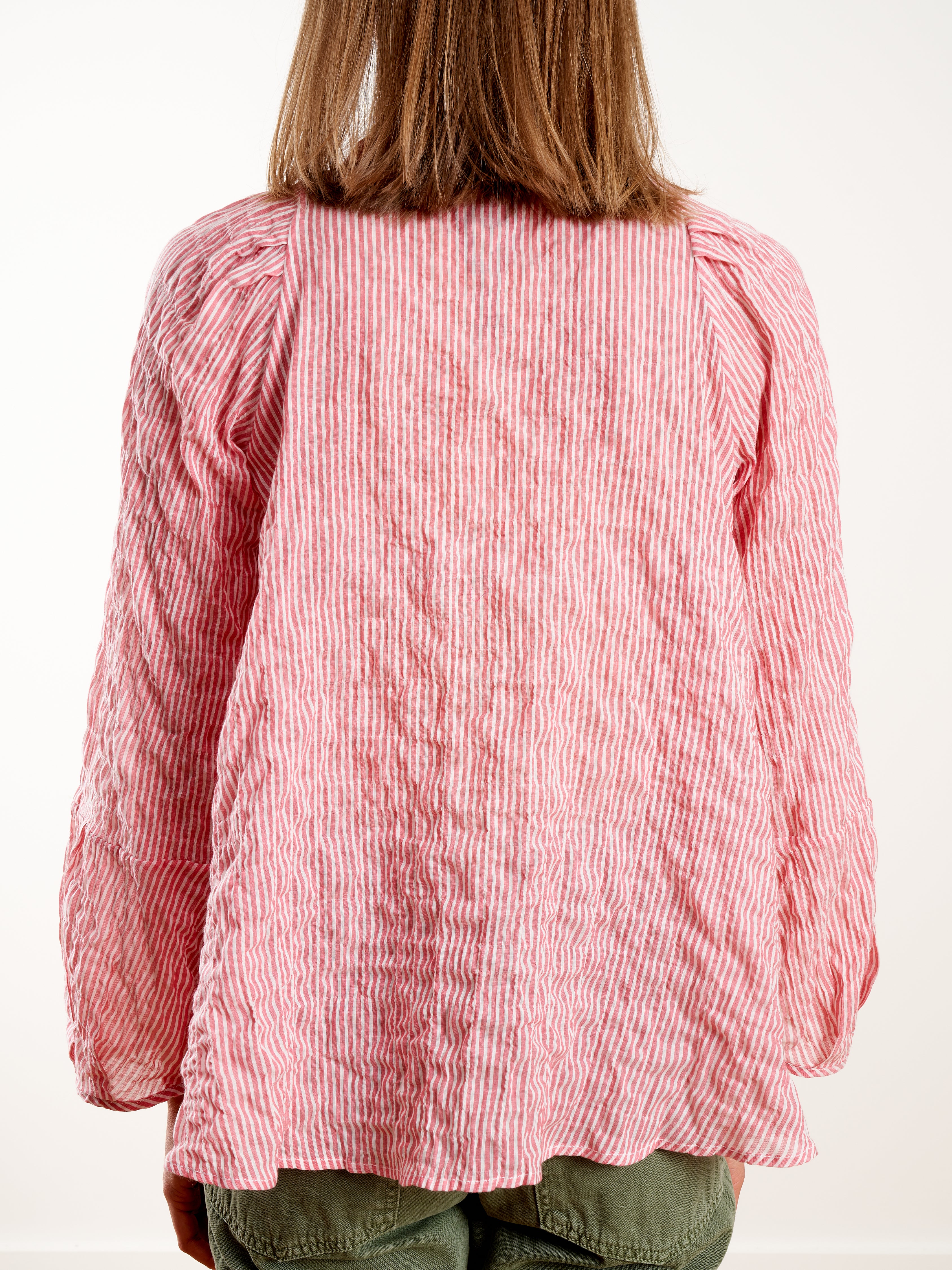 atlin blouse - red stripe - Image 5