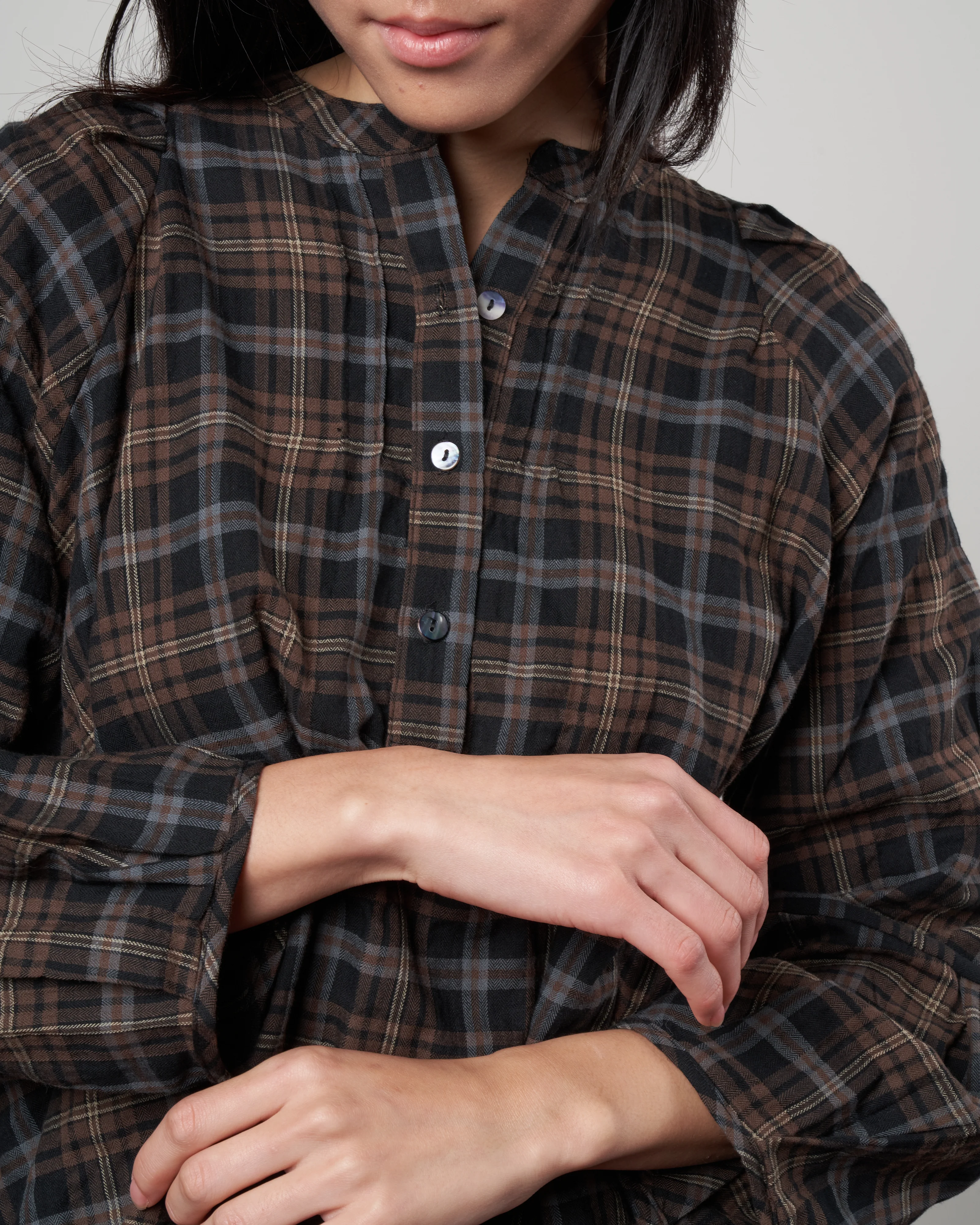 atlin blouse - vintage plaid - Image 5