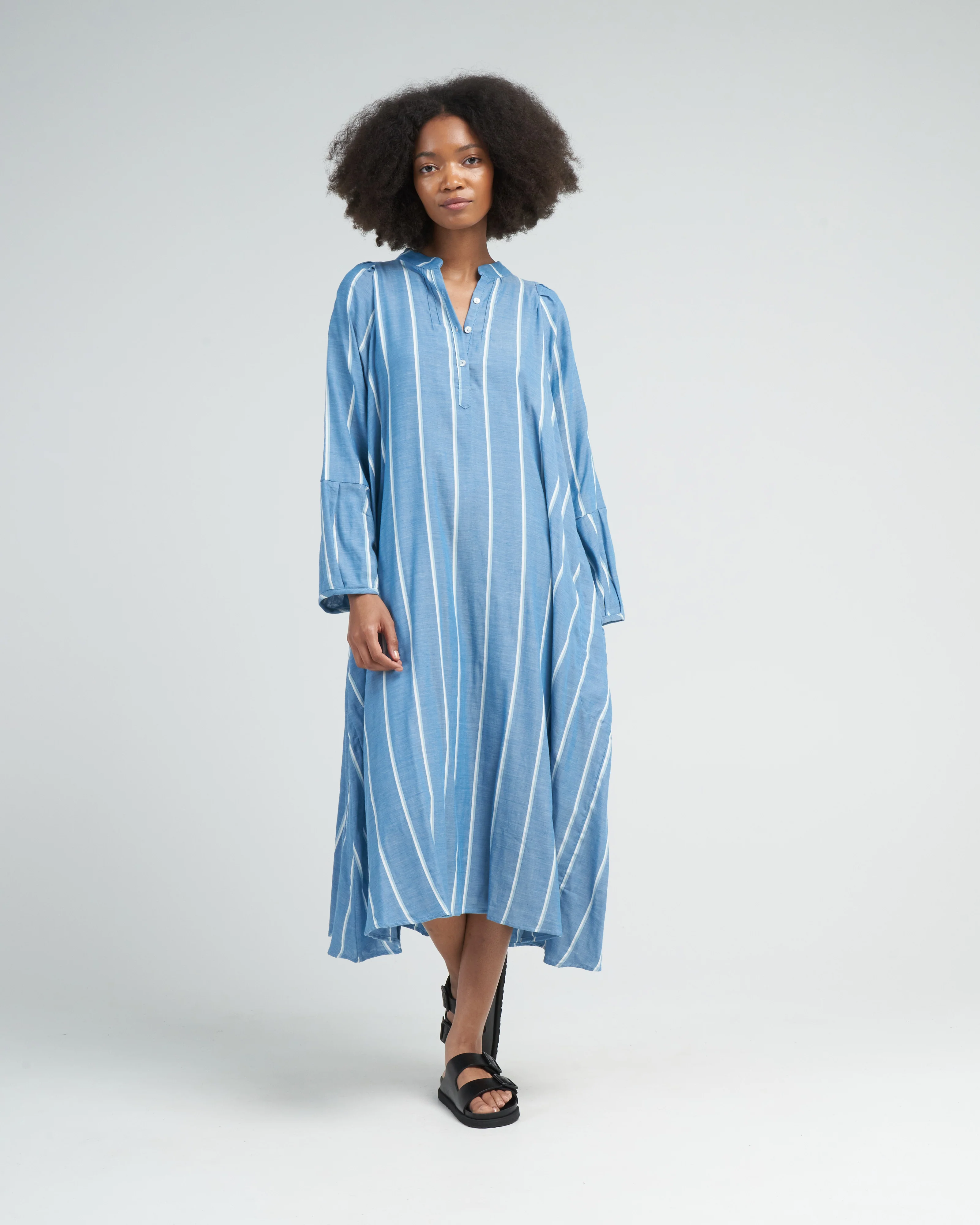 atlin dress - sea blue - Image 2