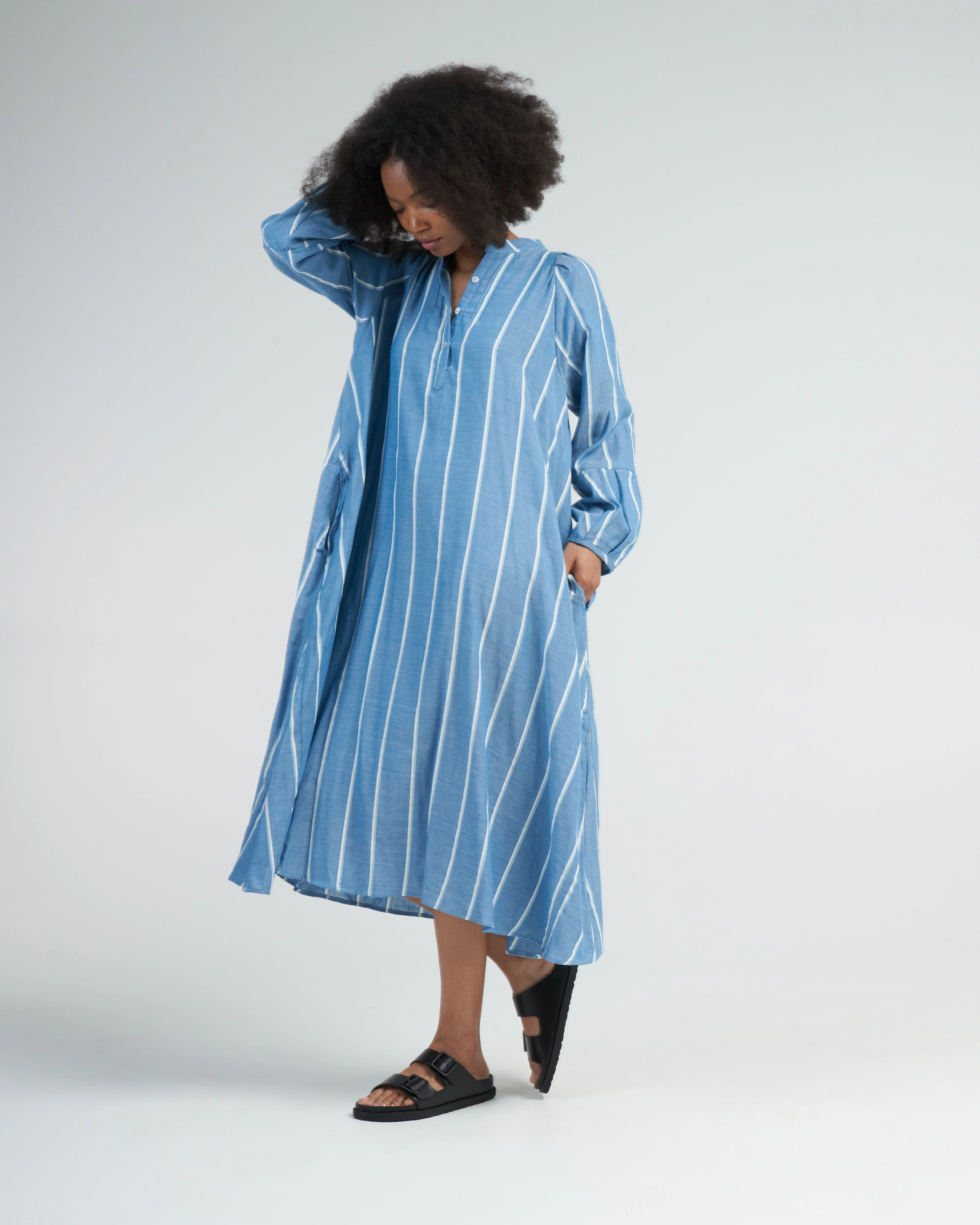 atlin dress - sea blue - Image 3