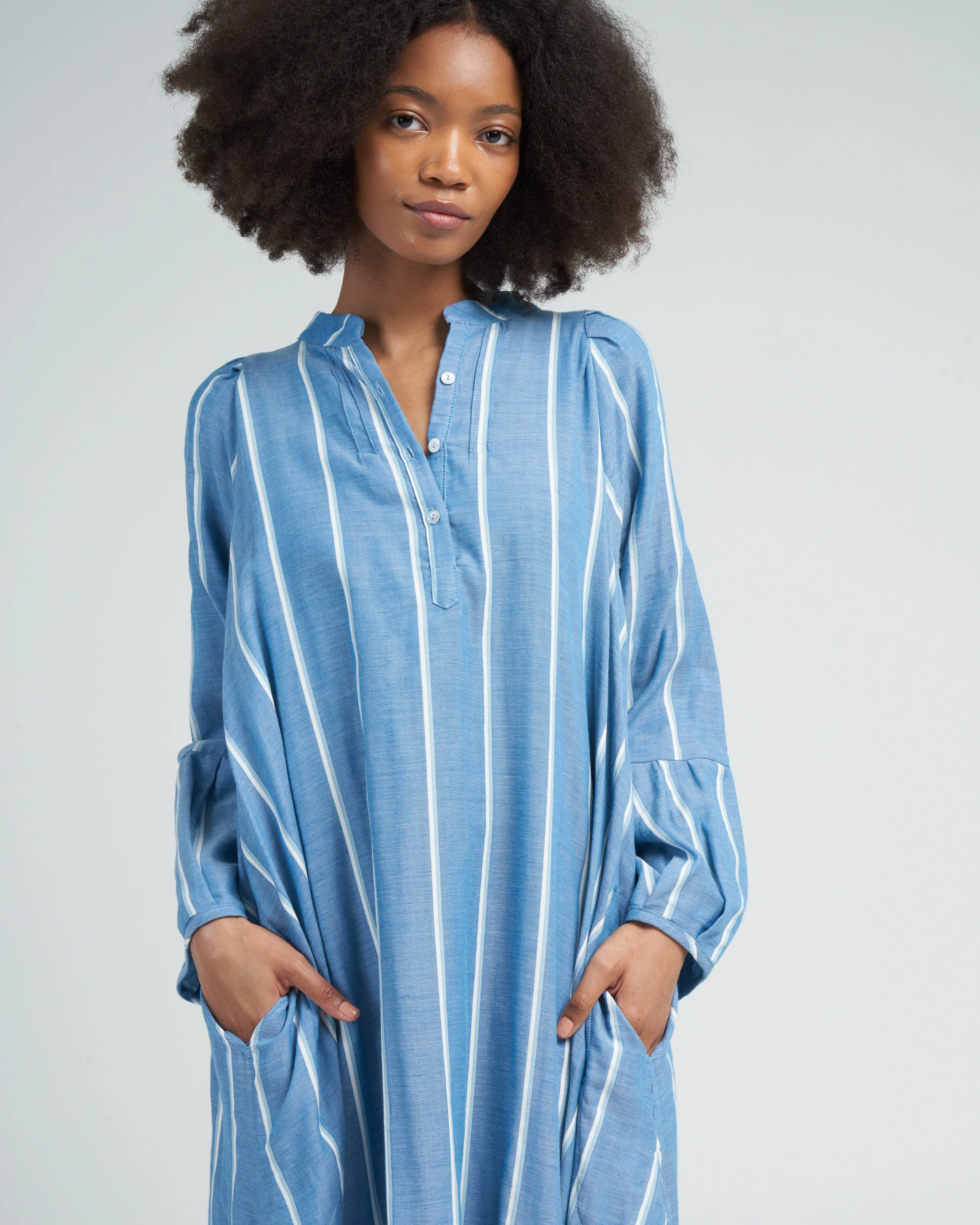 atlin dress - sea blue - Image 5