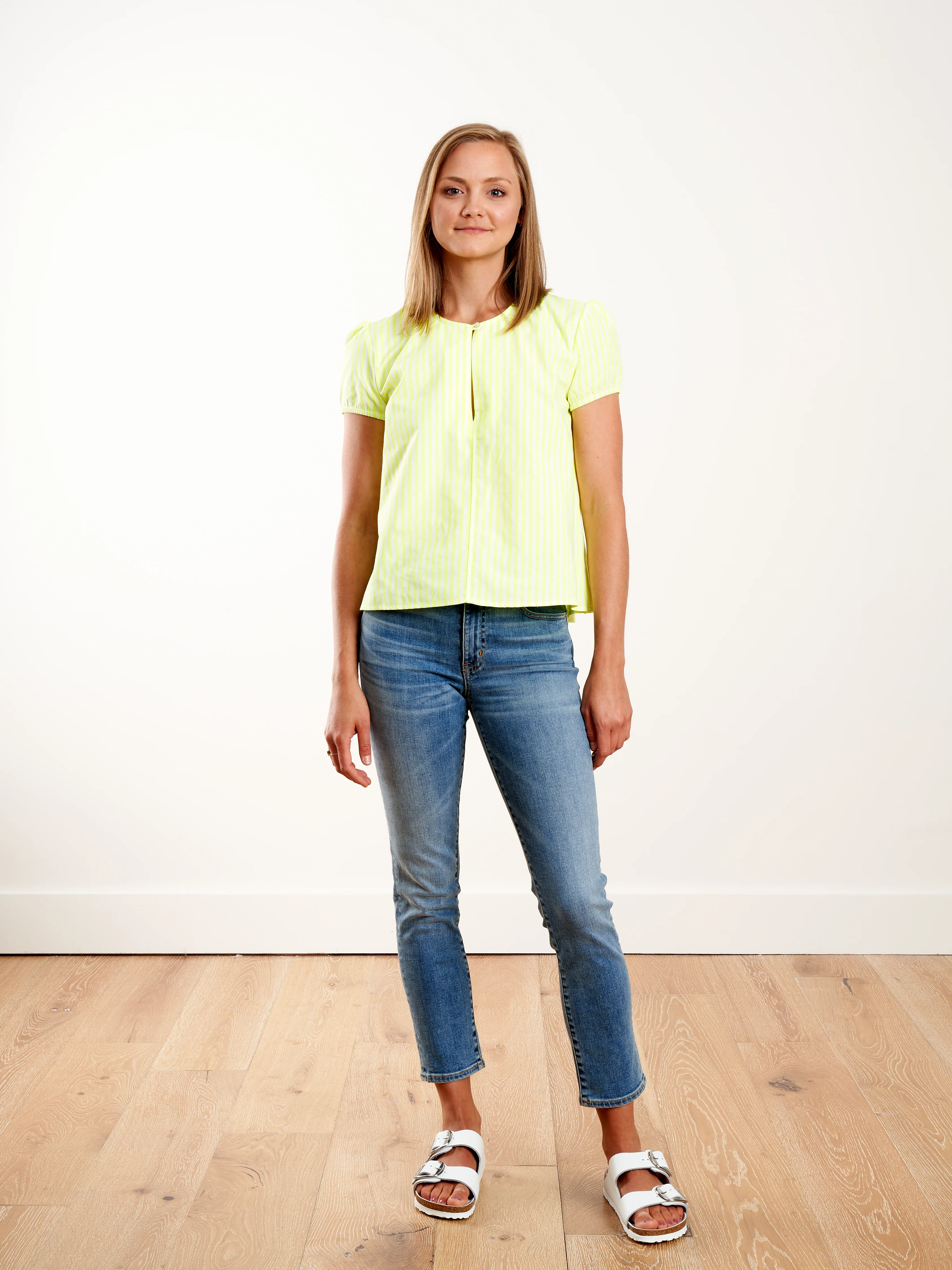 cactus top - citron stripe - Image 2