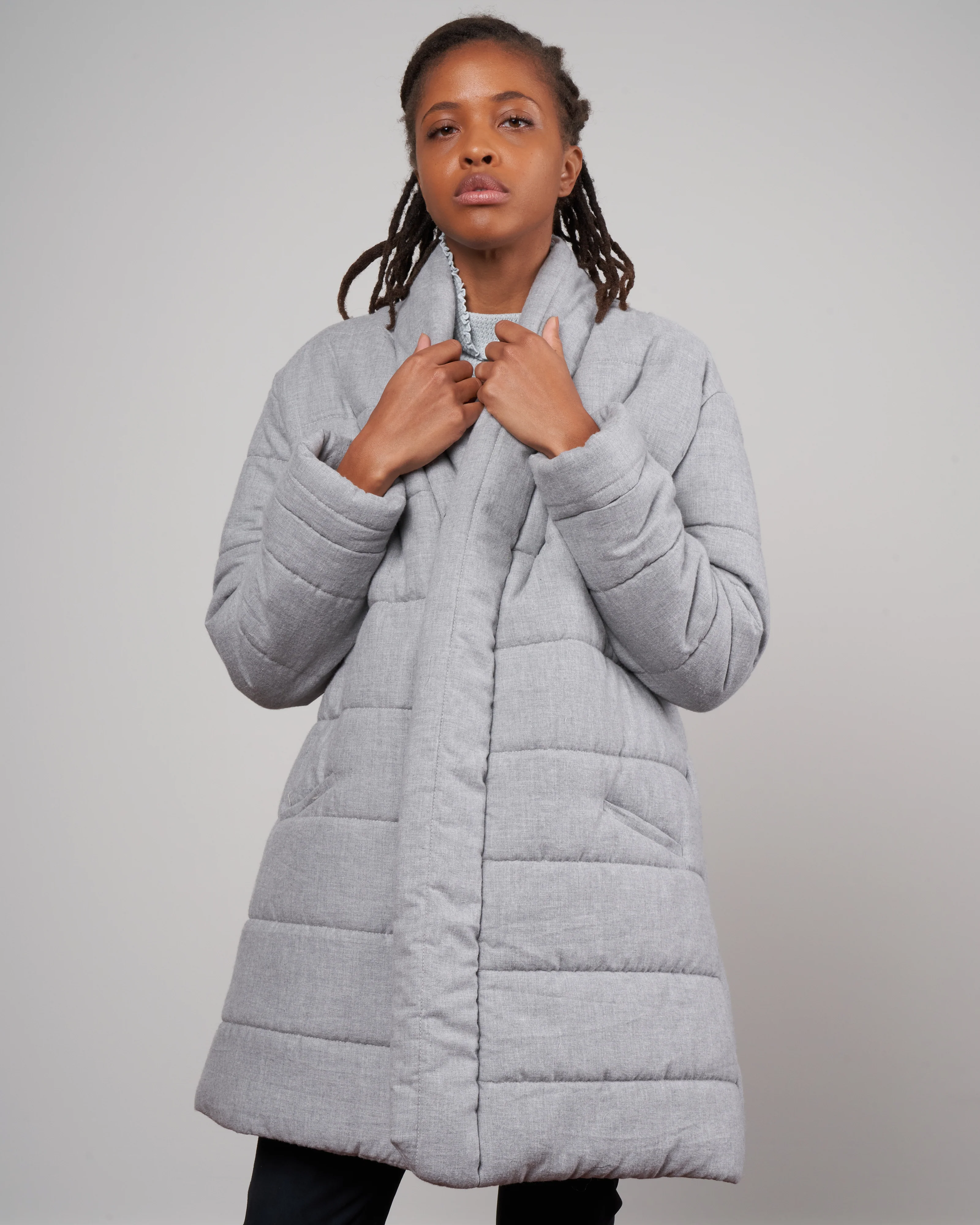malmo coat - cloud grey - Image 3