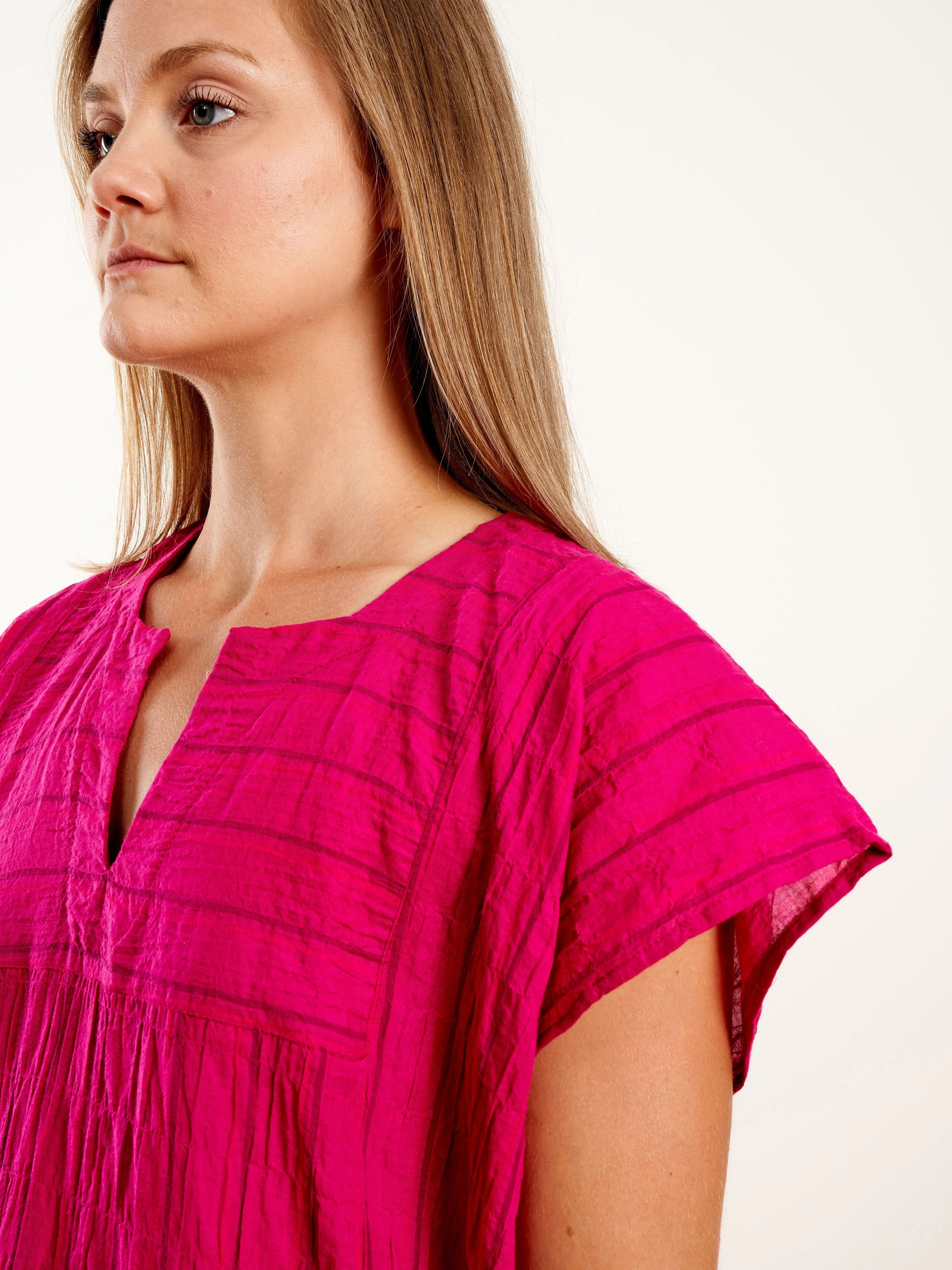 sayulita tunic - prickly pear pink - Image 5