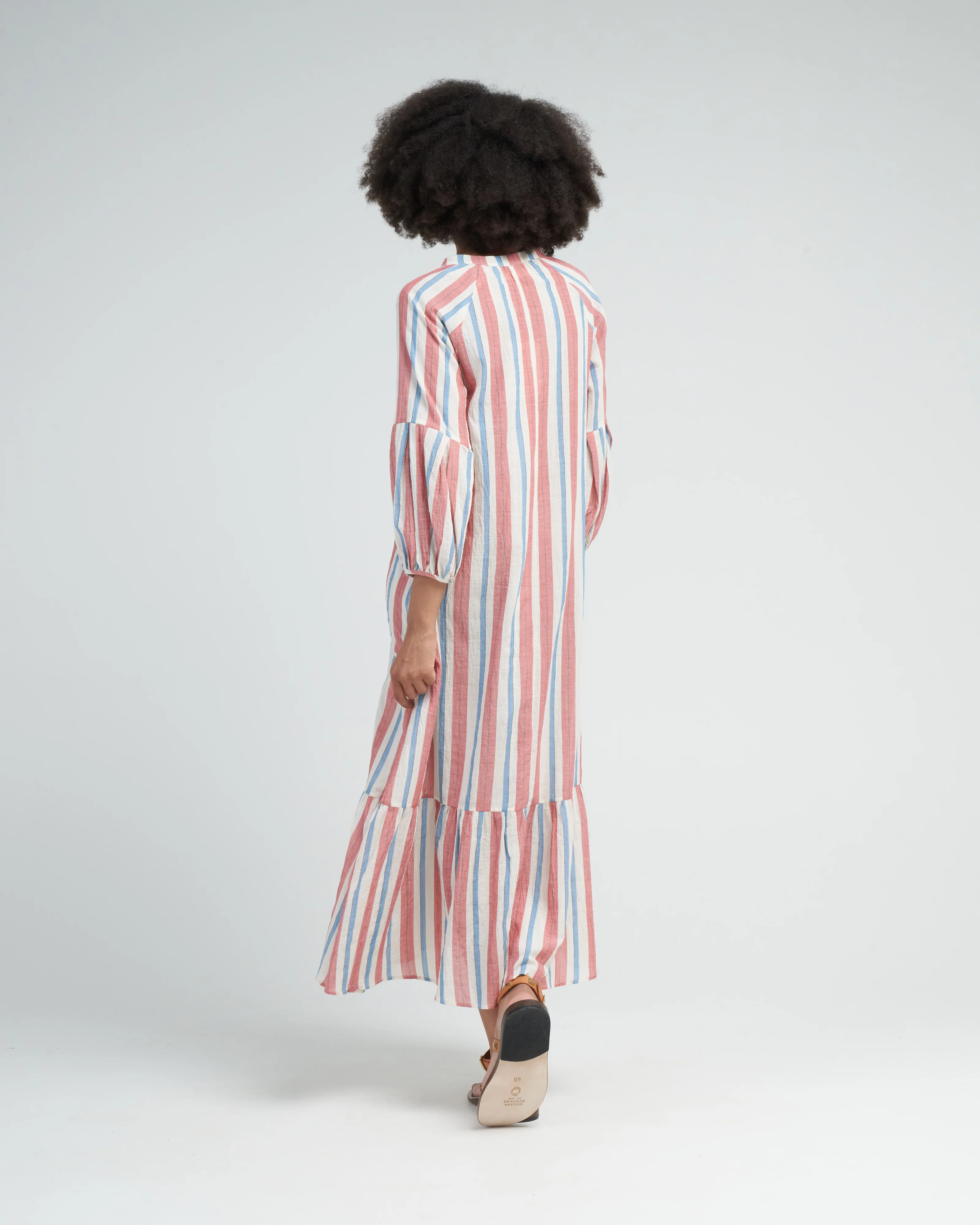 tropea dress - fez stripe - Image 4