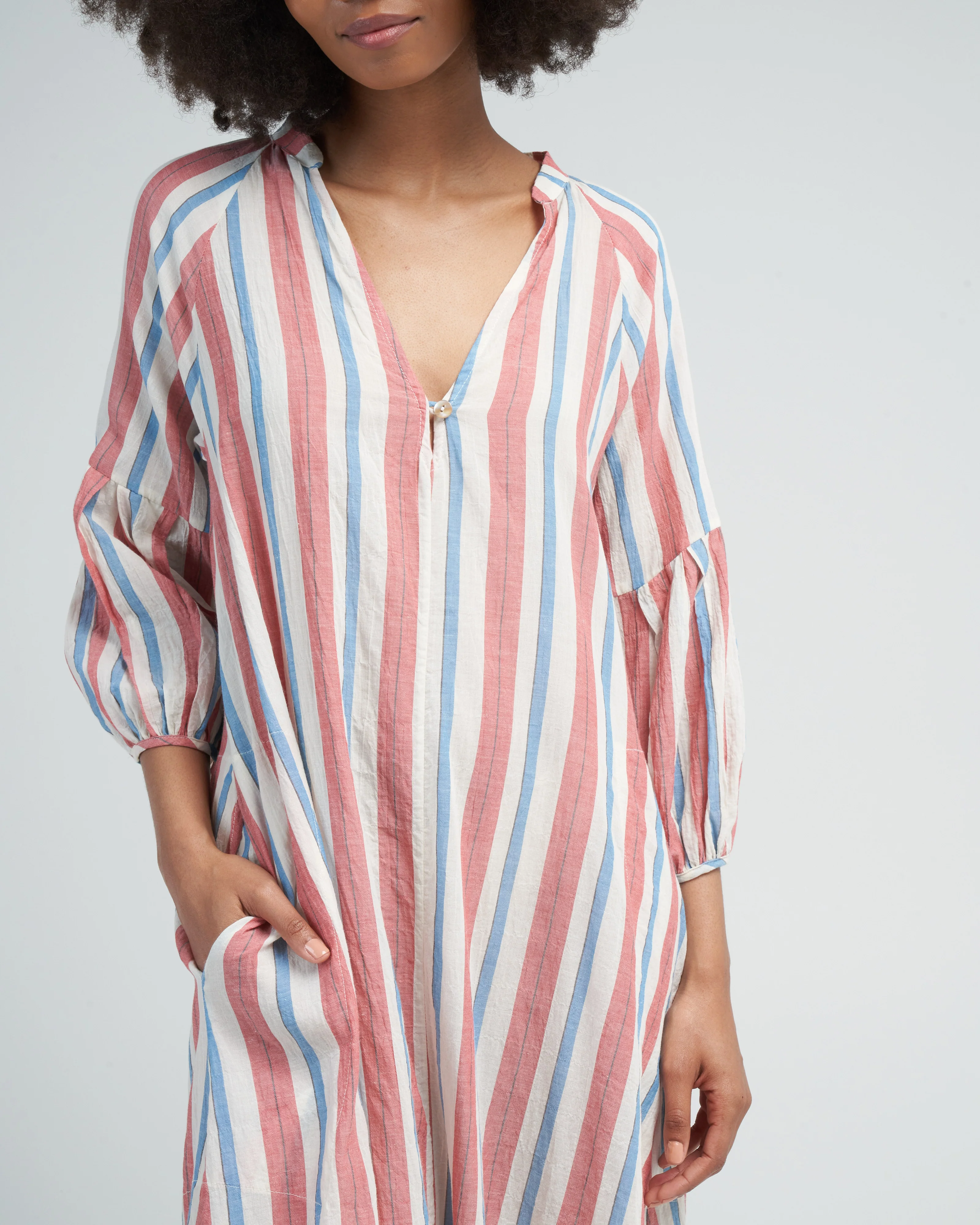 tropea dress - fez stripe - Image 5
