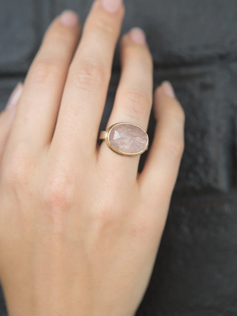 pink sapphire ring - Image 3