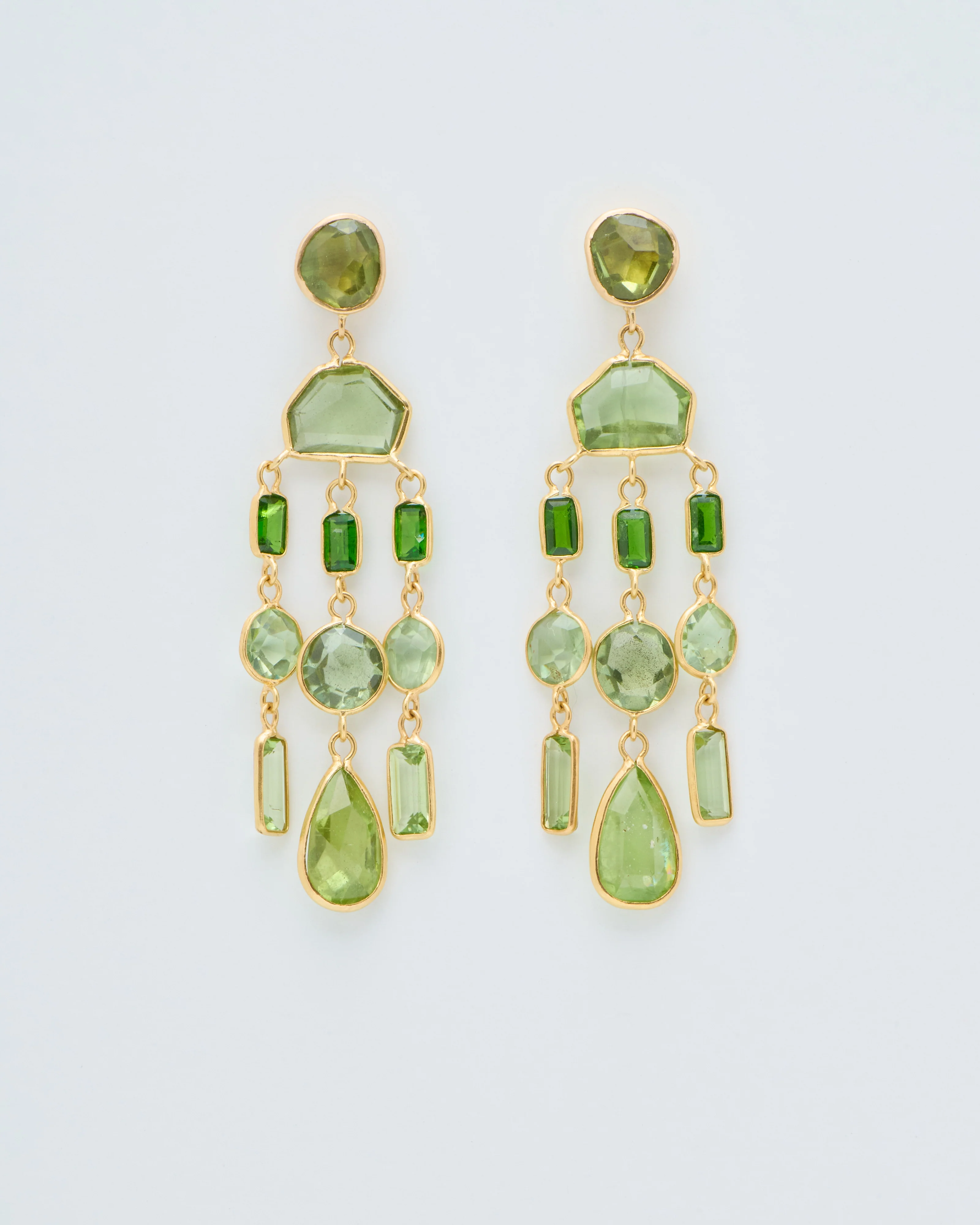 18kt gold pstm myanmar tender large earrings - Image 6