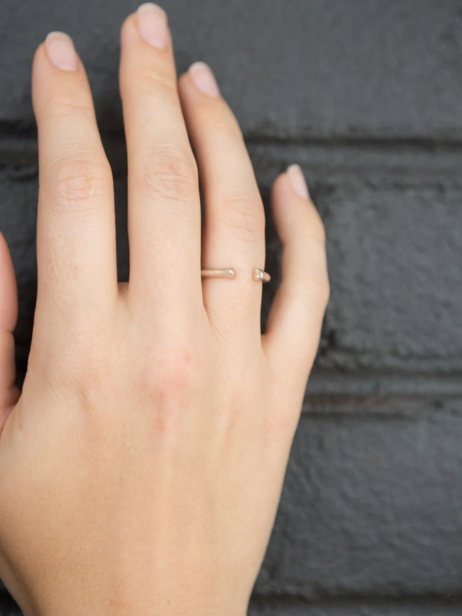 pointe ring - ss - Image 4