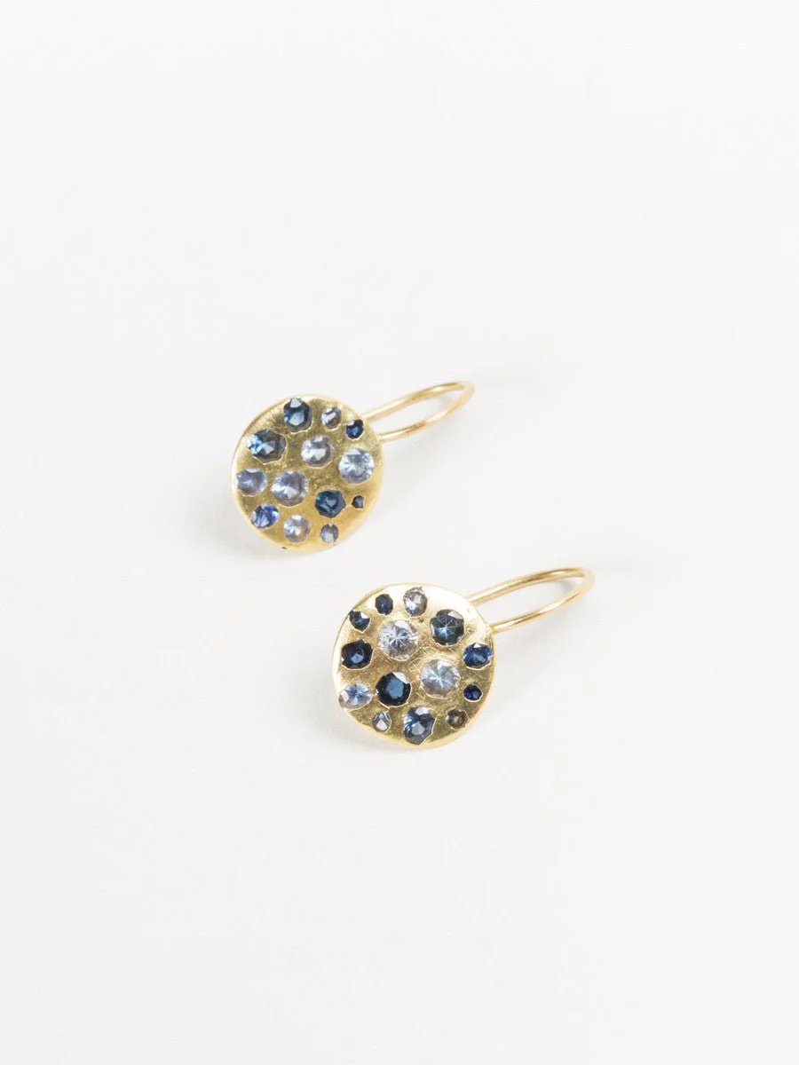 blue sapphire earrings - Image 2