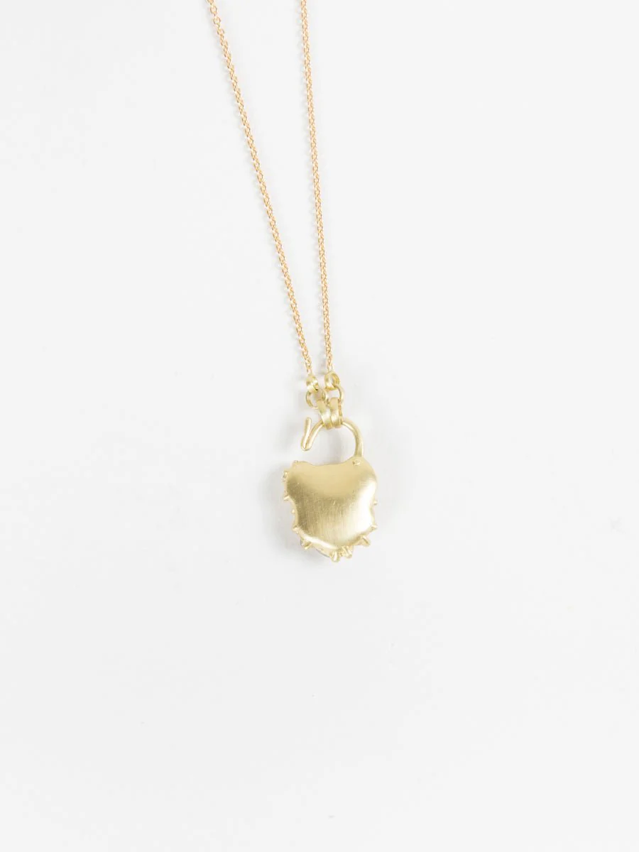 diamond padlock necklace - Image 4