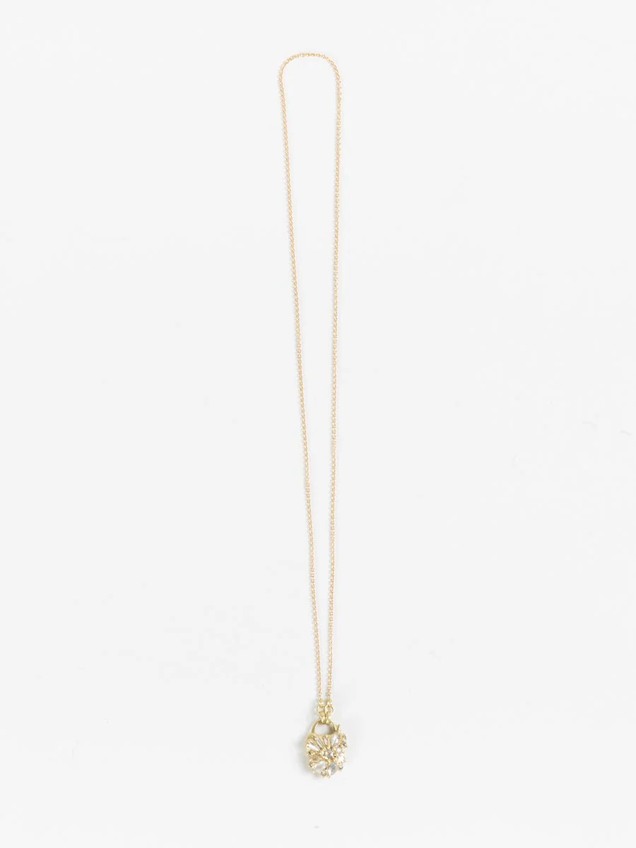 diamond padlock necklace - Image 5