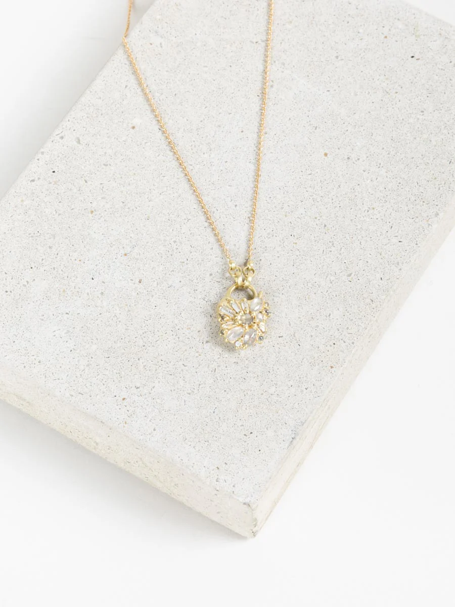diamond padlock necklace - Image 6