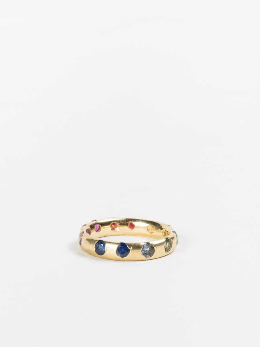 rainbow sapphire ring