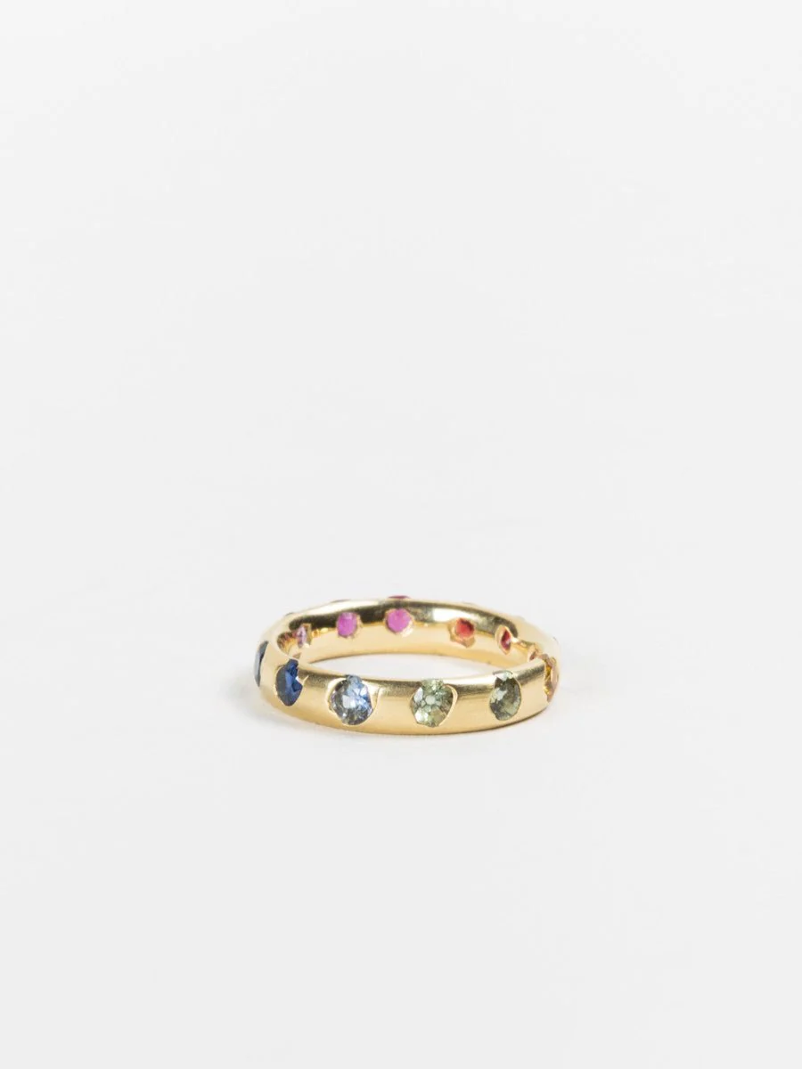 rainbow sapphire ring - Image 3