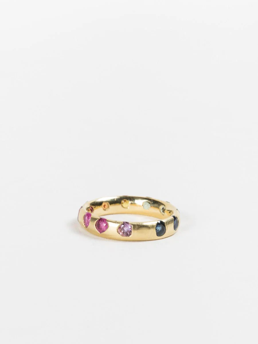 rainbow sapphire ring - Image 4
