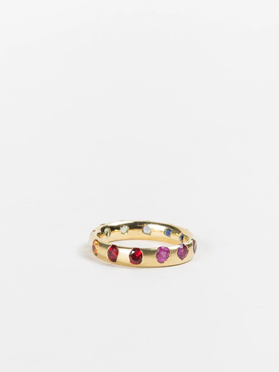 rainbow sapphire ring - Image 5
