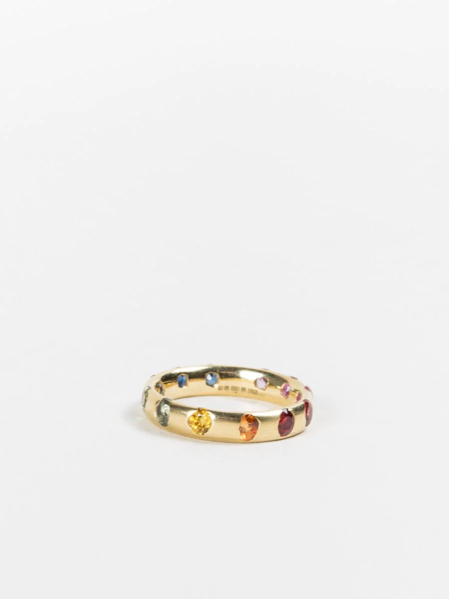 rainbow sapphire ring - Image 6