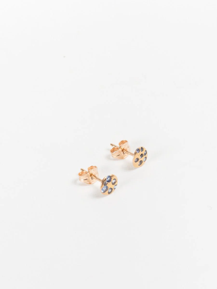 blue sapphire studs - Image 2