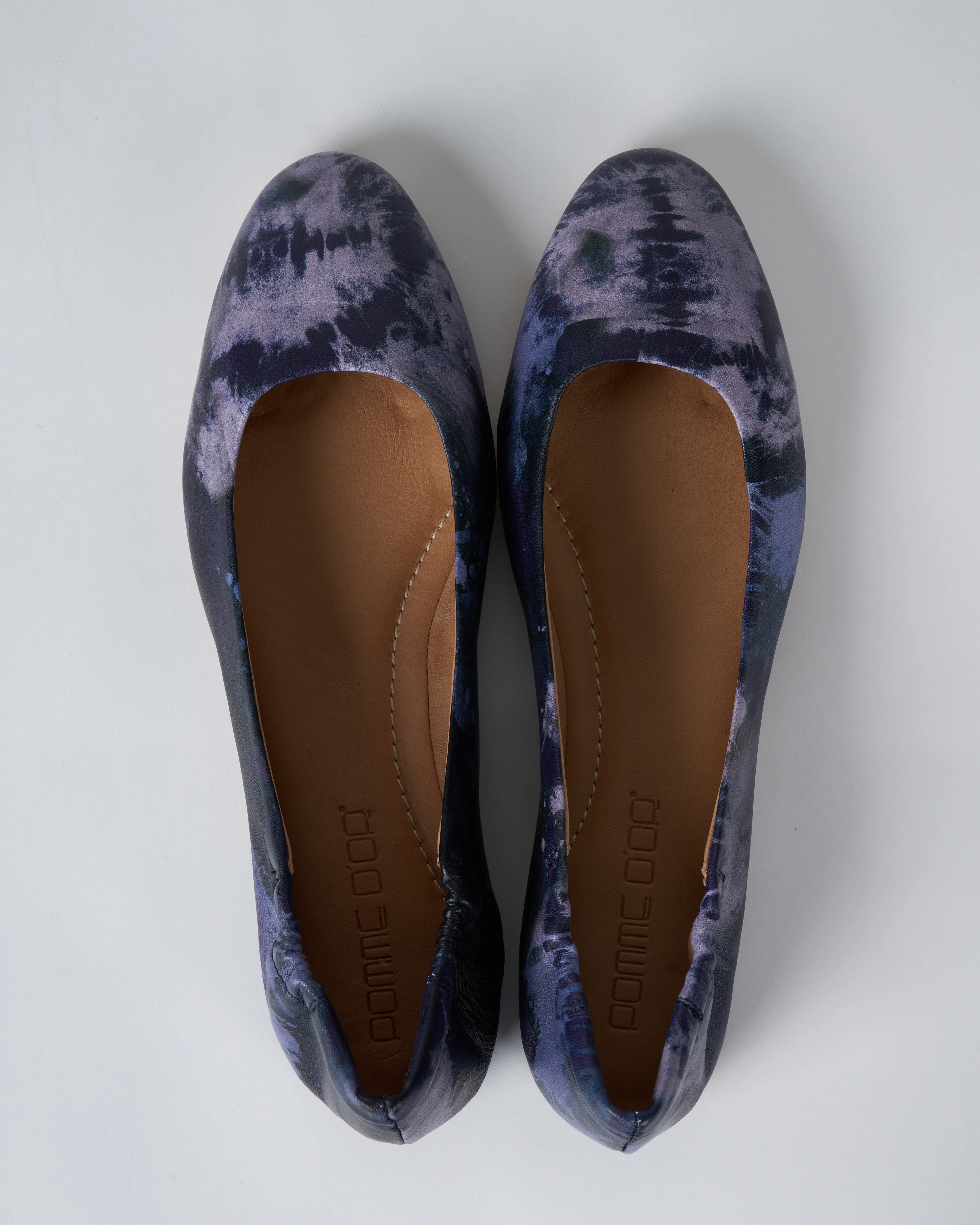 ballet flat - navy tie dye - Image 3