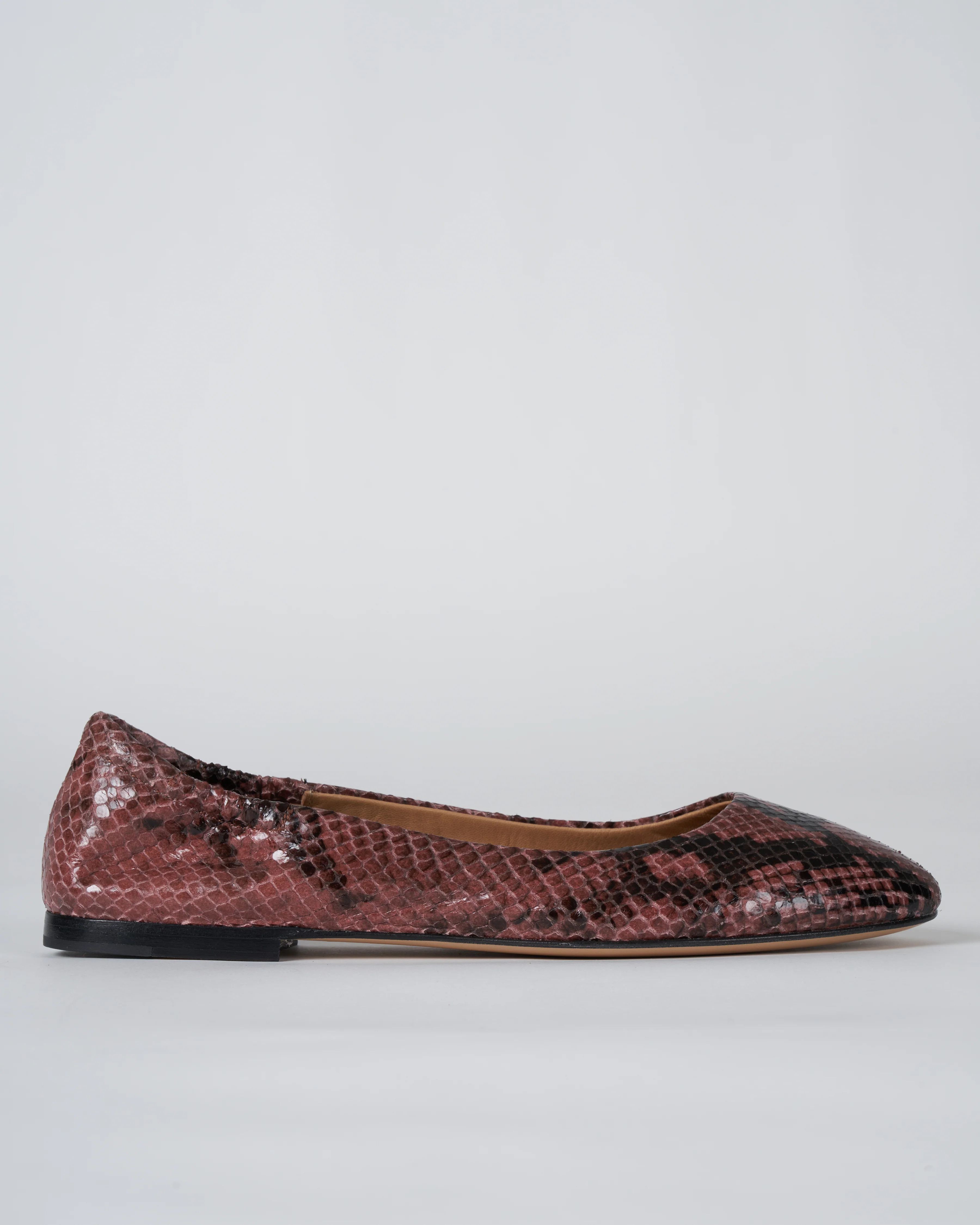 ballet flat - pink snake - Image 2