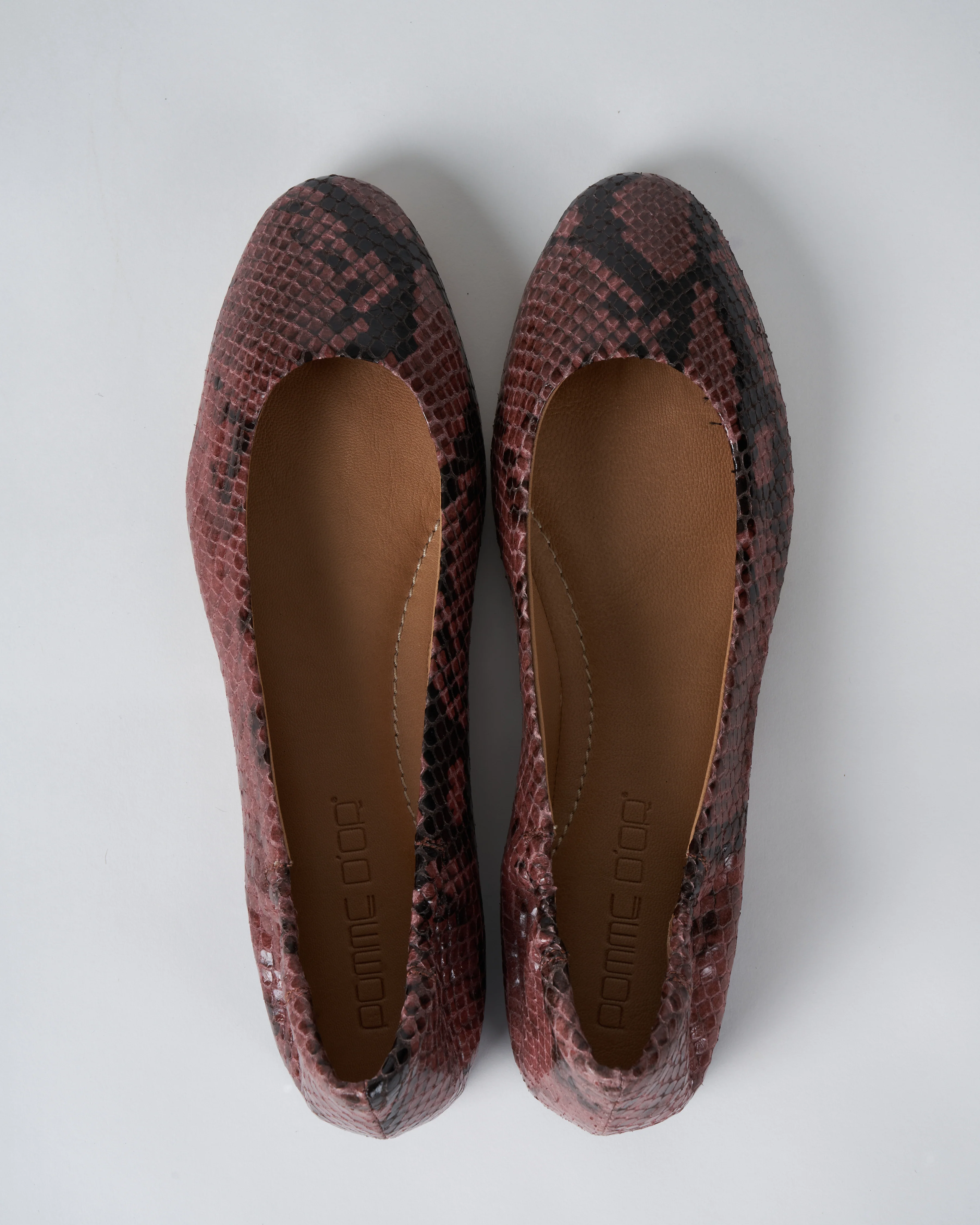 ballet flat - pink snake - Image 3