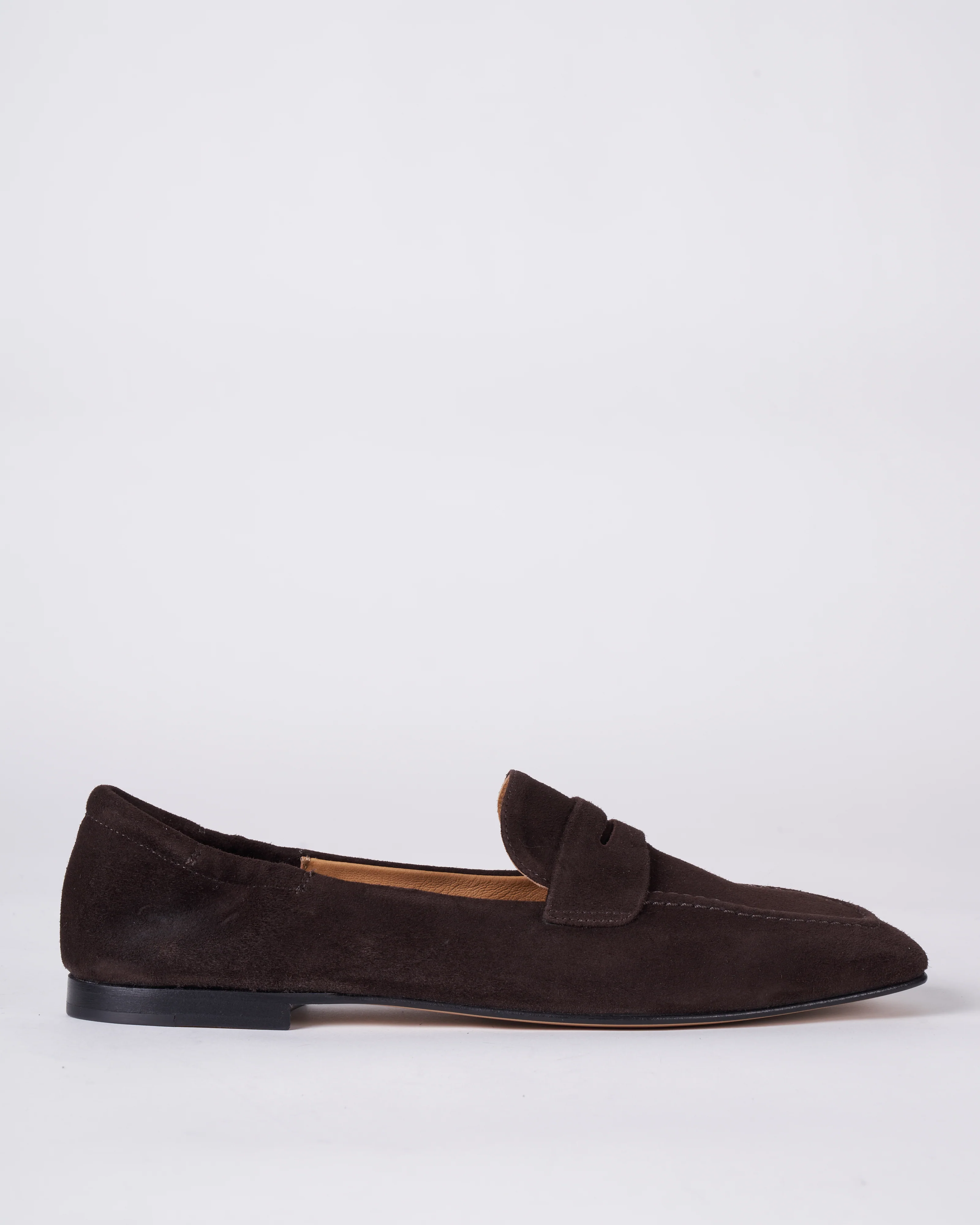 camoscio chocolate - flat loafer - square toe - camoscio chocolate - Image 3