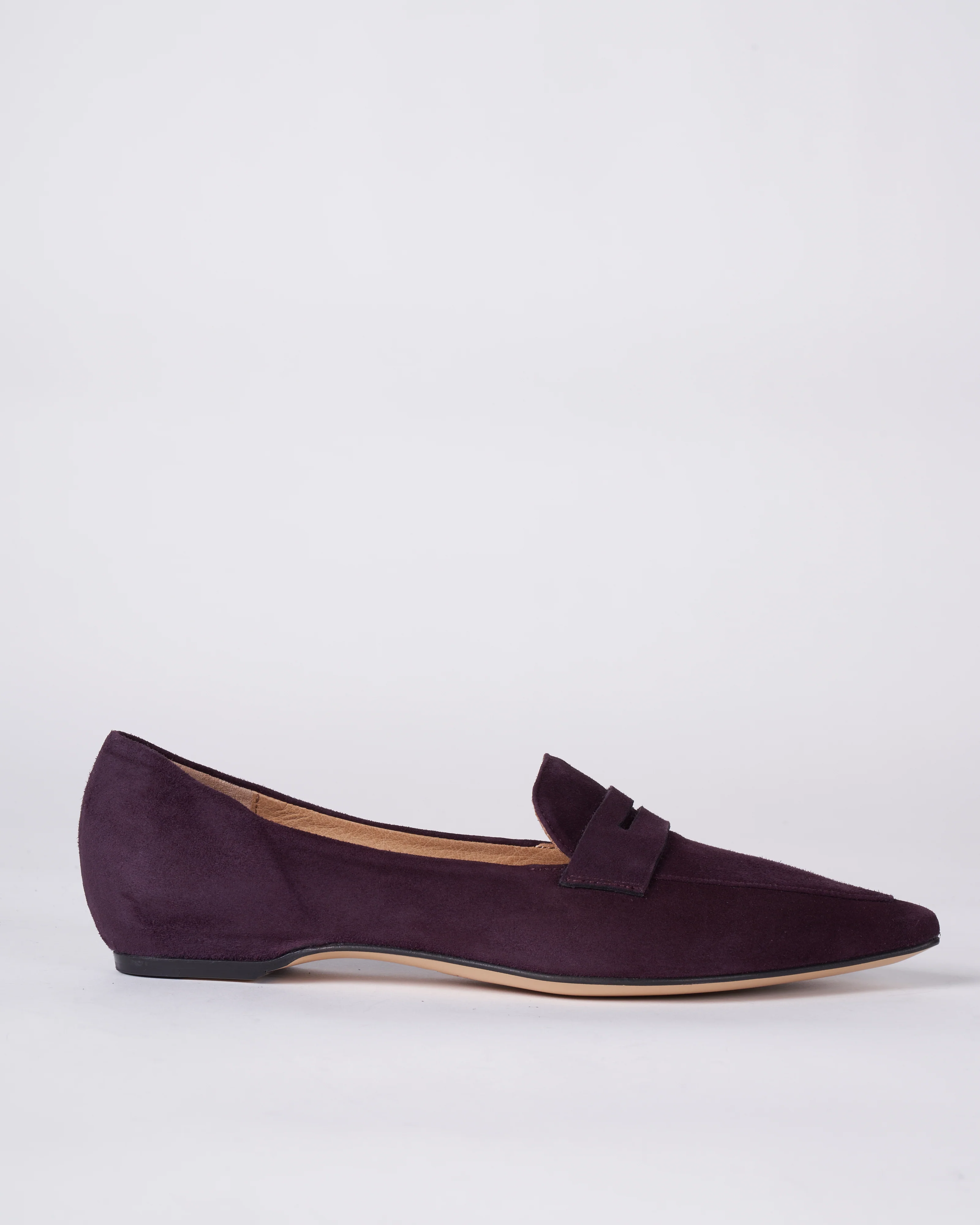 camoscio plum inner wedge loafer - camoscio plum - Image 3
