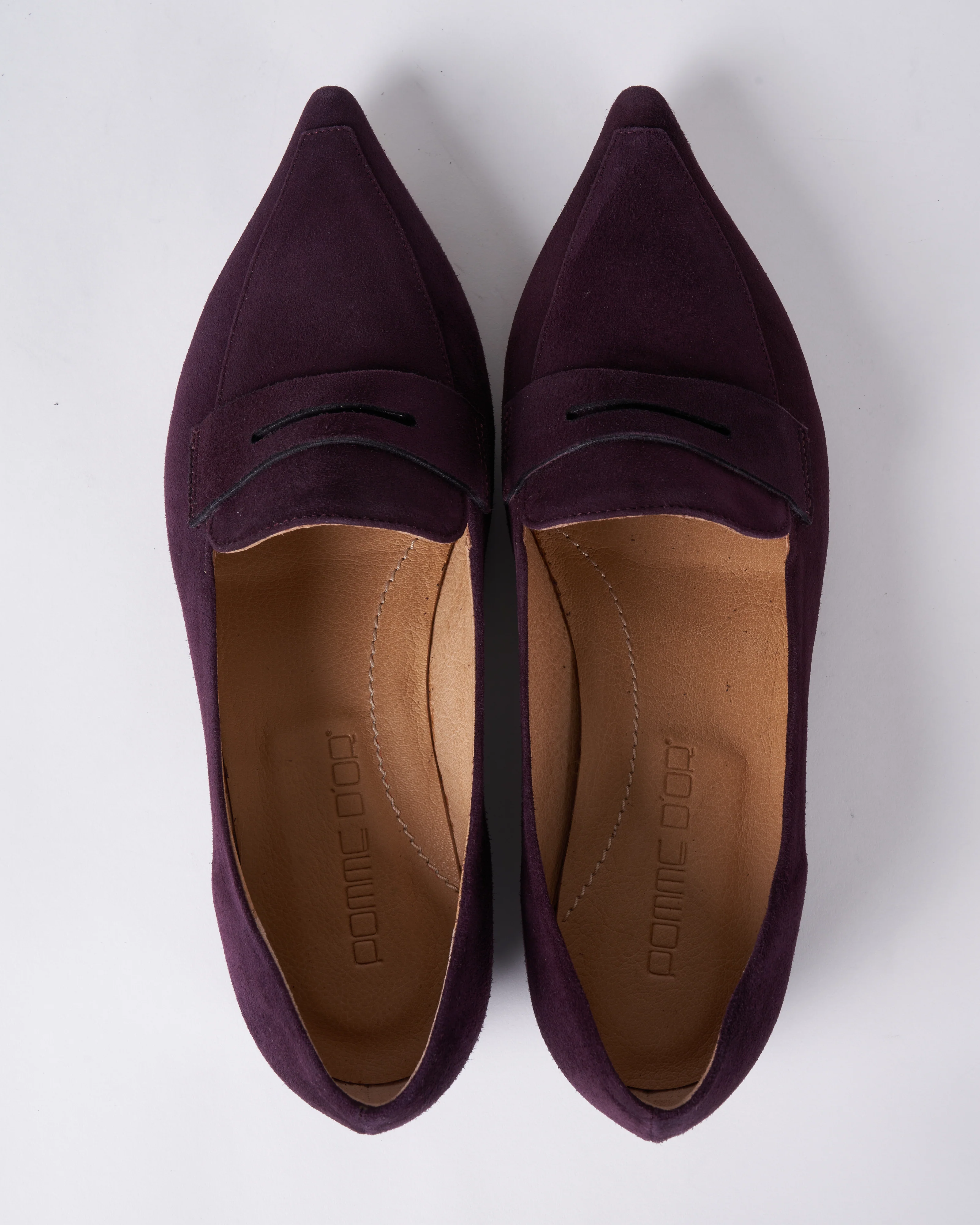 camoscio plum inner wedge loafer - camoscio plum - Image 4