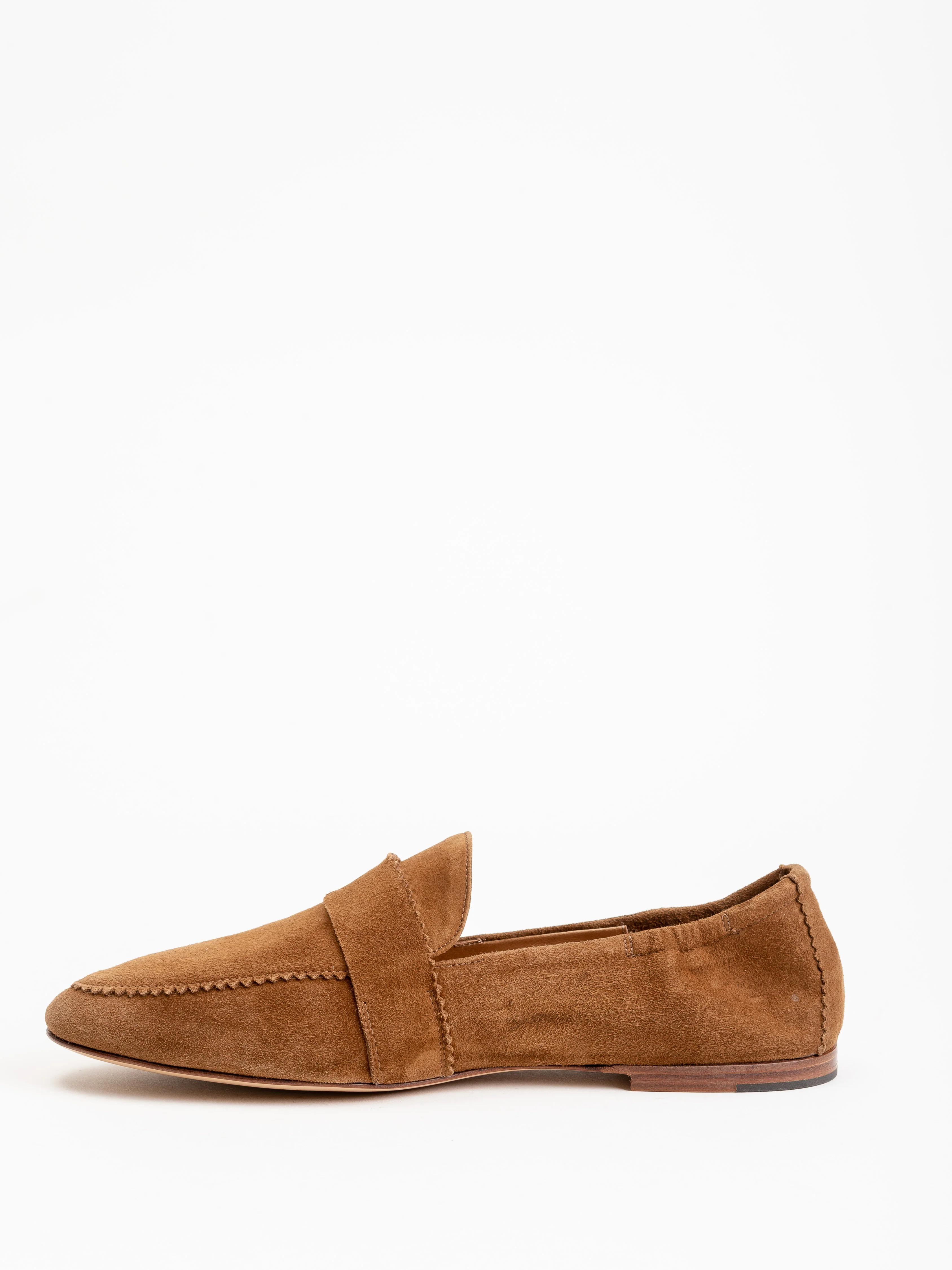 flat loafer - caramel suede - Image 2
