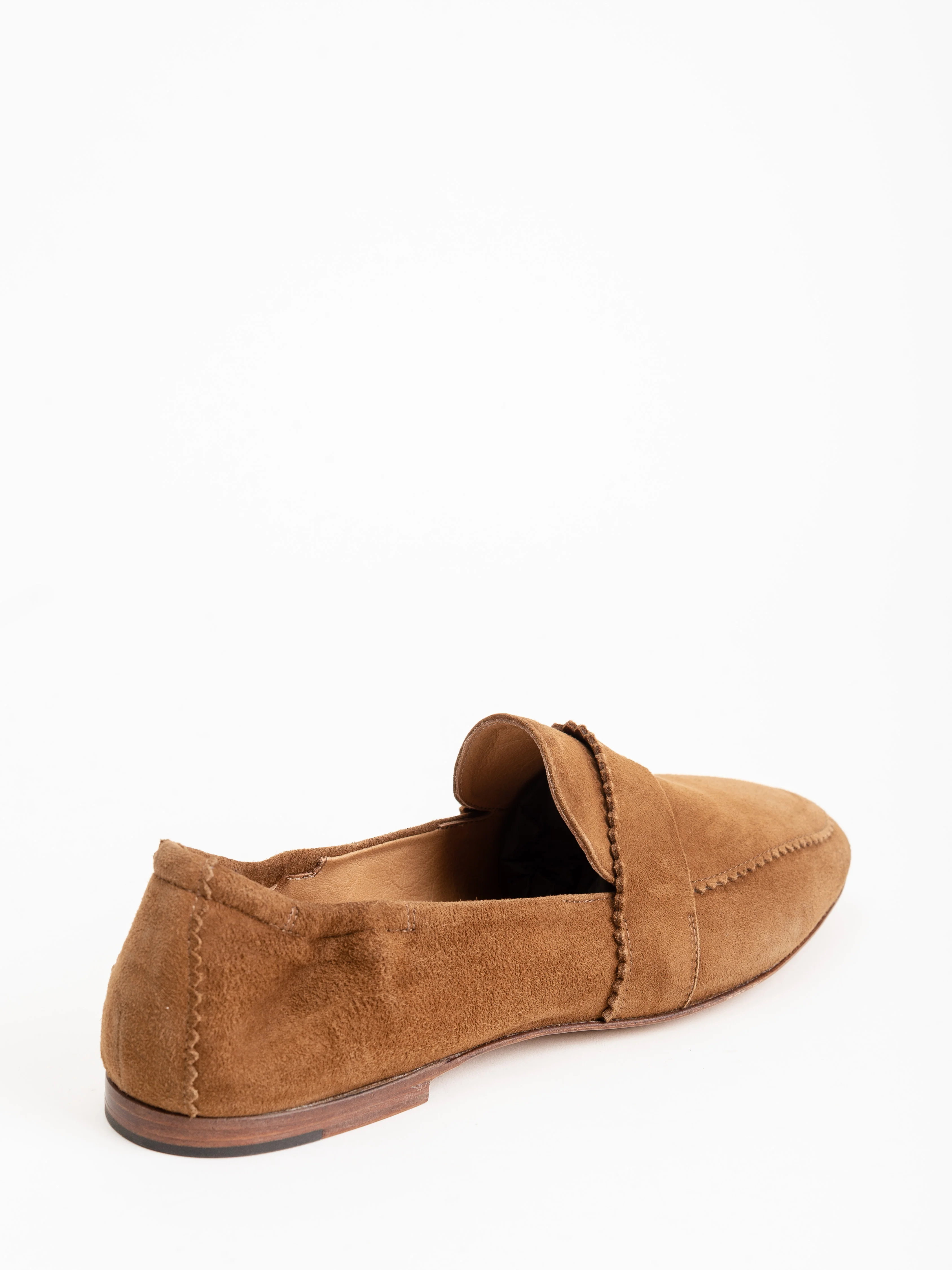 flat loafer - caramel suede - Image 5