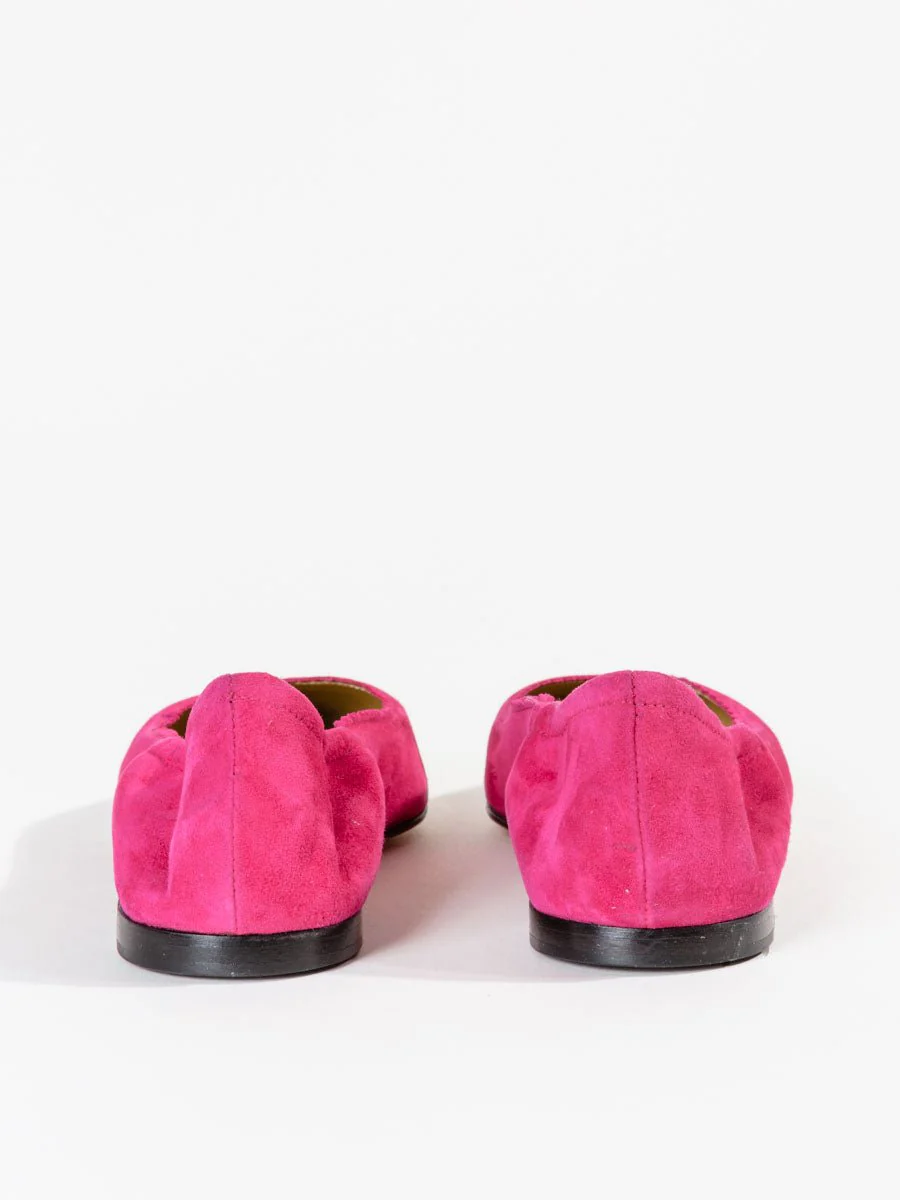 suede flat - pink - Image 4