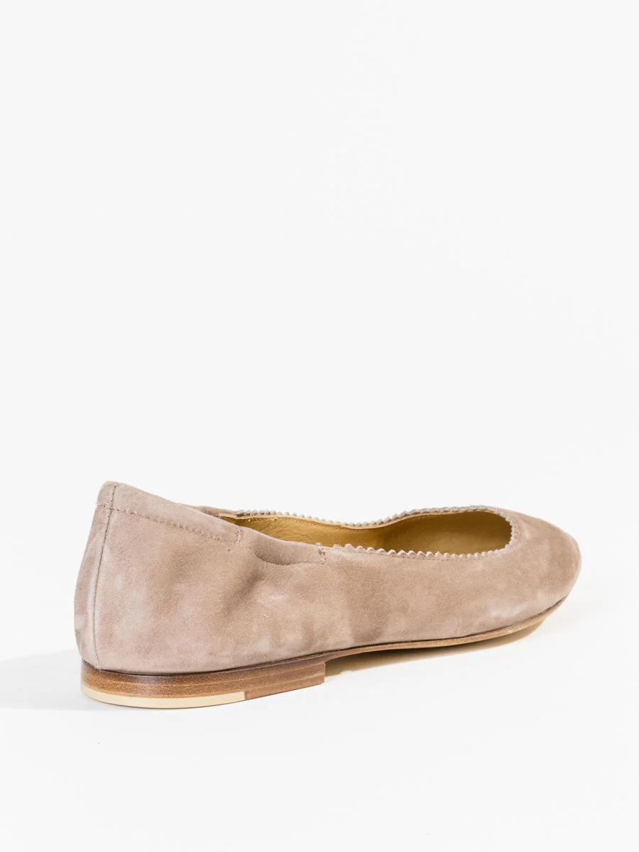 suede flat - taupe - Image 5