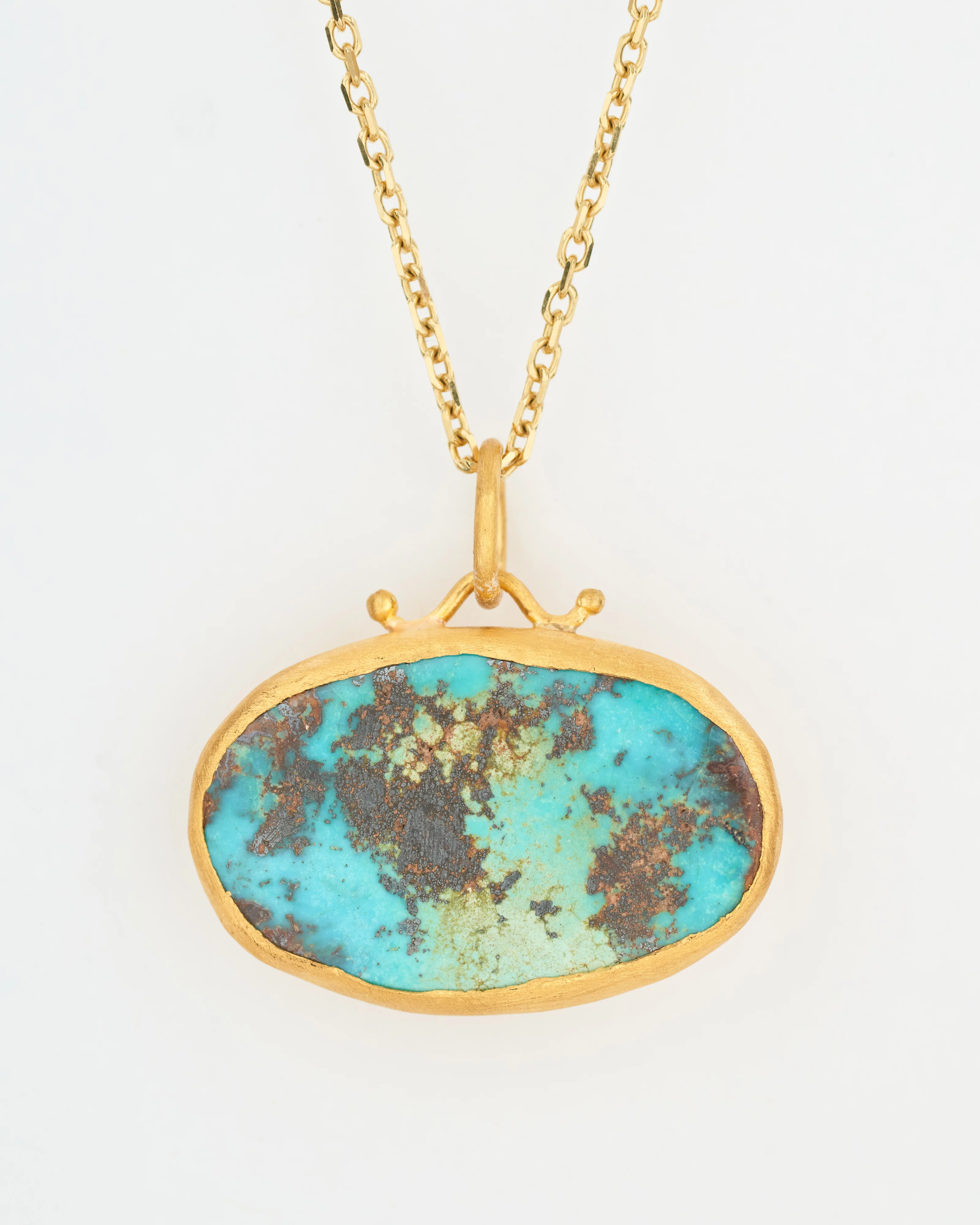 large east/west turquoise pendant - Image 2