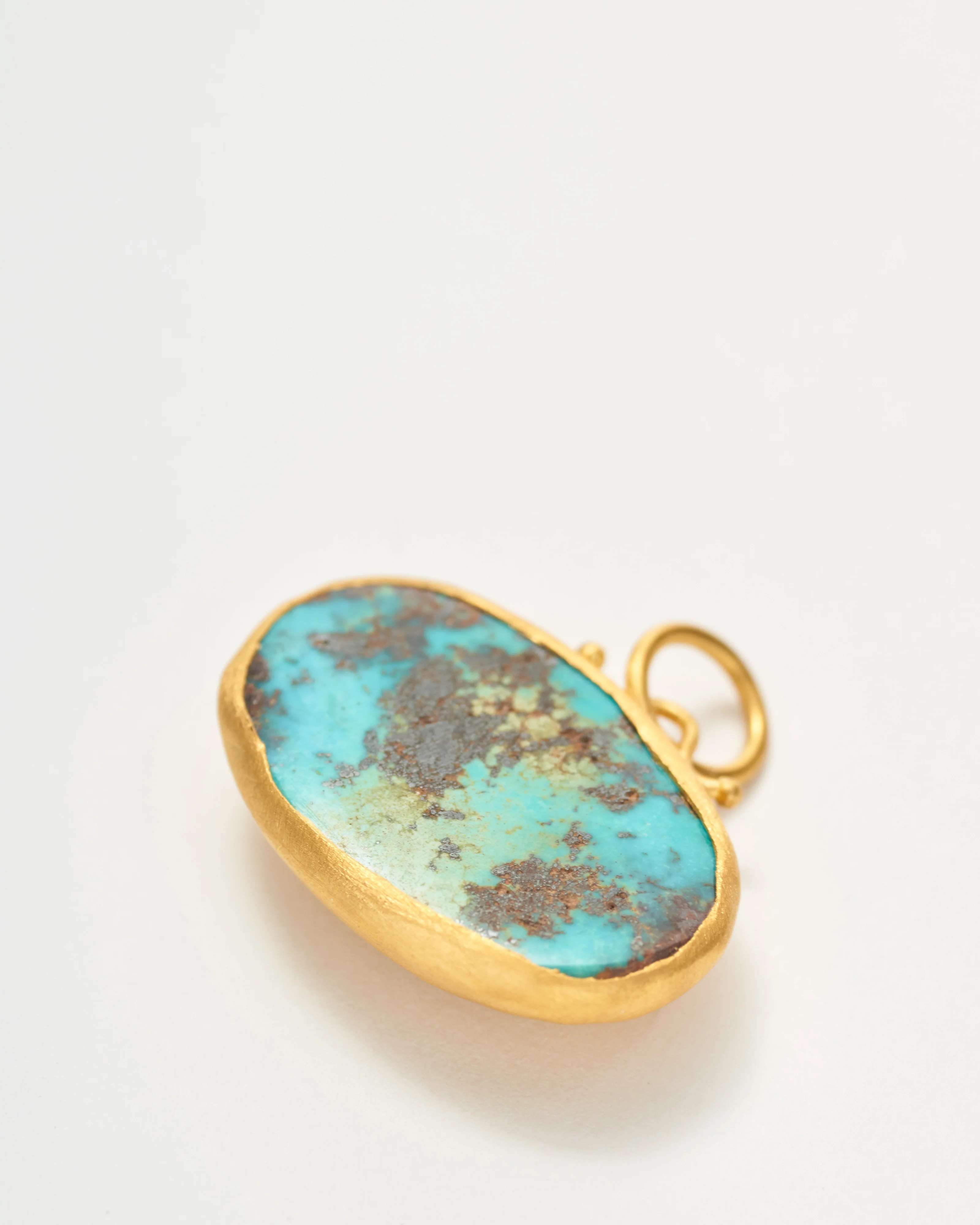 large east/west turquoise pendant - Image 4